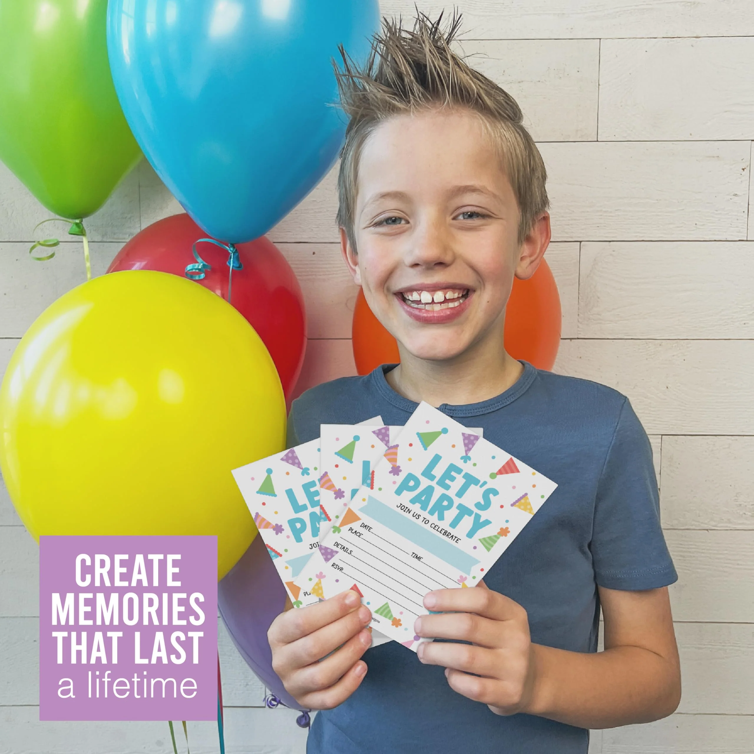 30 Kids Party Invitations – Fun Birthday Invitations with Envelopes – Complete Set for Boys & Girls - Image 9
