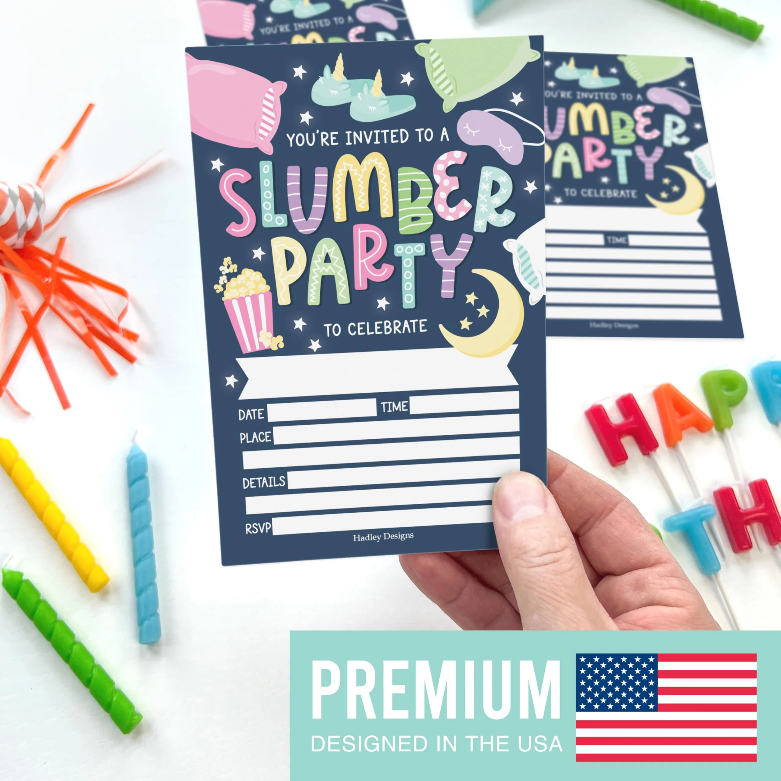 30 Kids Party Invitations – Fun Birthday Invitations with Envelopes – Complete Set for Boys & Girls - Image 3