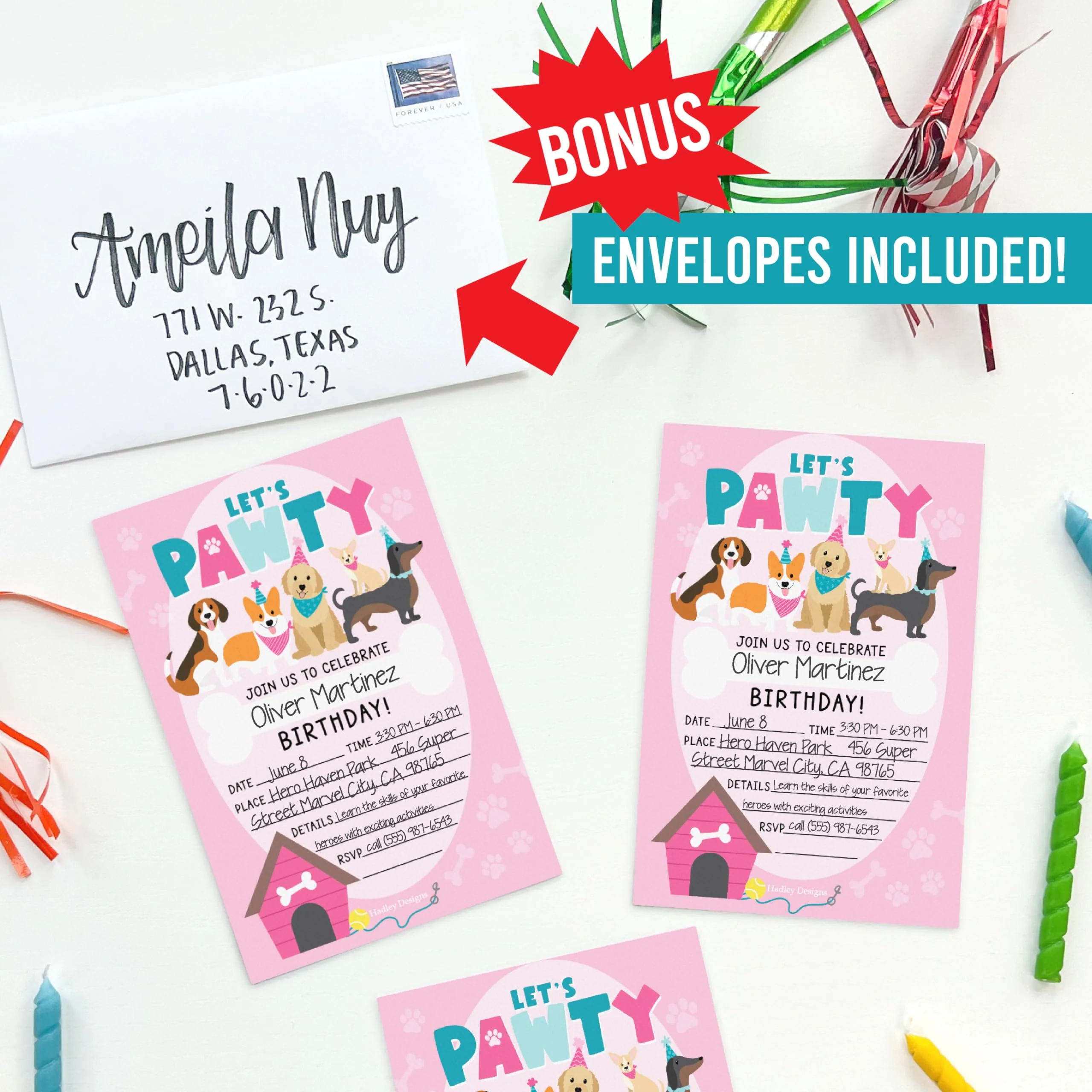 30 Kids Party Invitations – Fun Birthday Invitations with Envelopes – Complete Set for Boys & Girls - Image 6