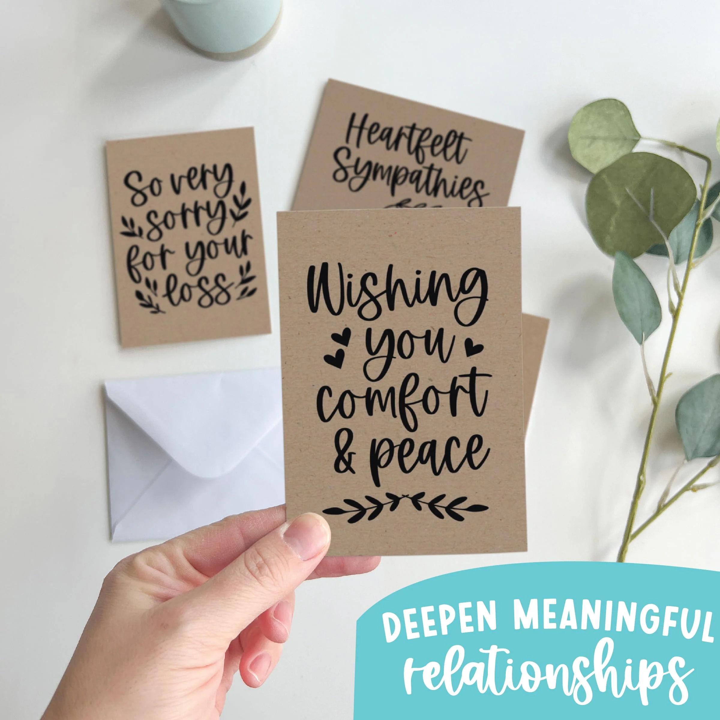 54 Sympathy Cards for Loss – Blank Condolence & 'I'm Sorry for Your Loss' Cards with Envelopes – Heartfelt Bereavement Cards Bulk - Image 8