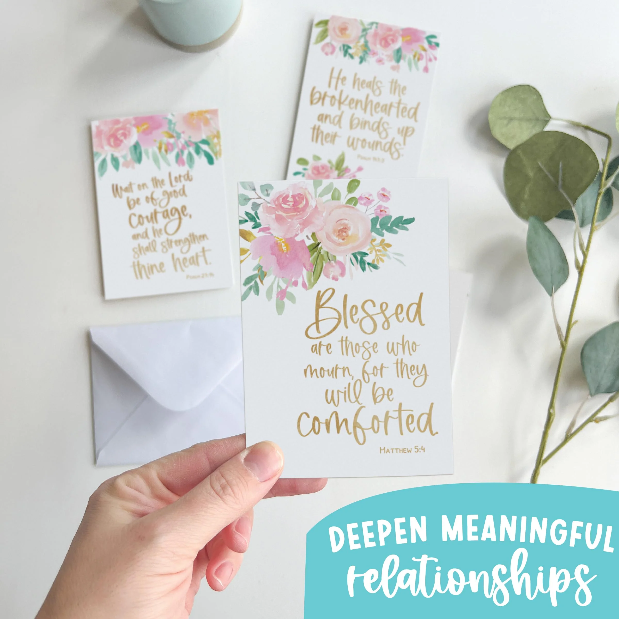 54 Sympathy Cards for Loss – Blank Condolence & 'I'm Sorry for Your Loss' Cards with Envelopes – Heartfelt Bereavement Cards Bulk - Image 8