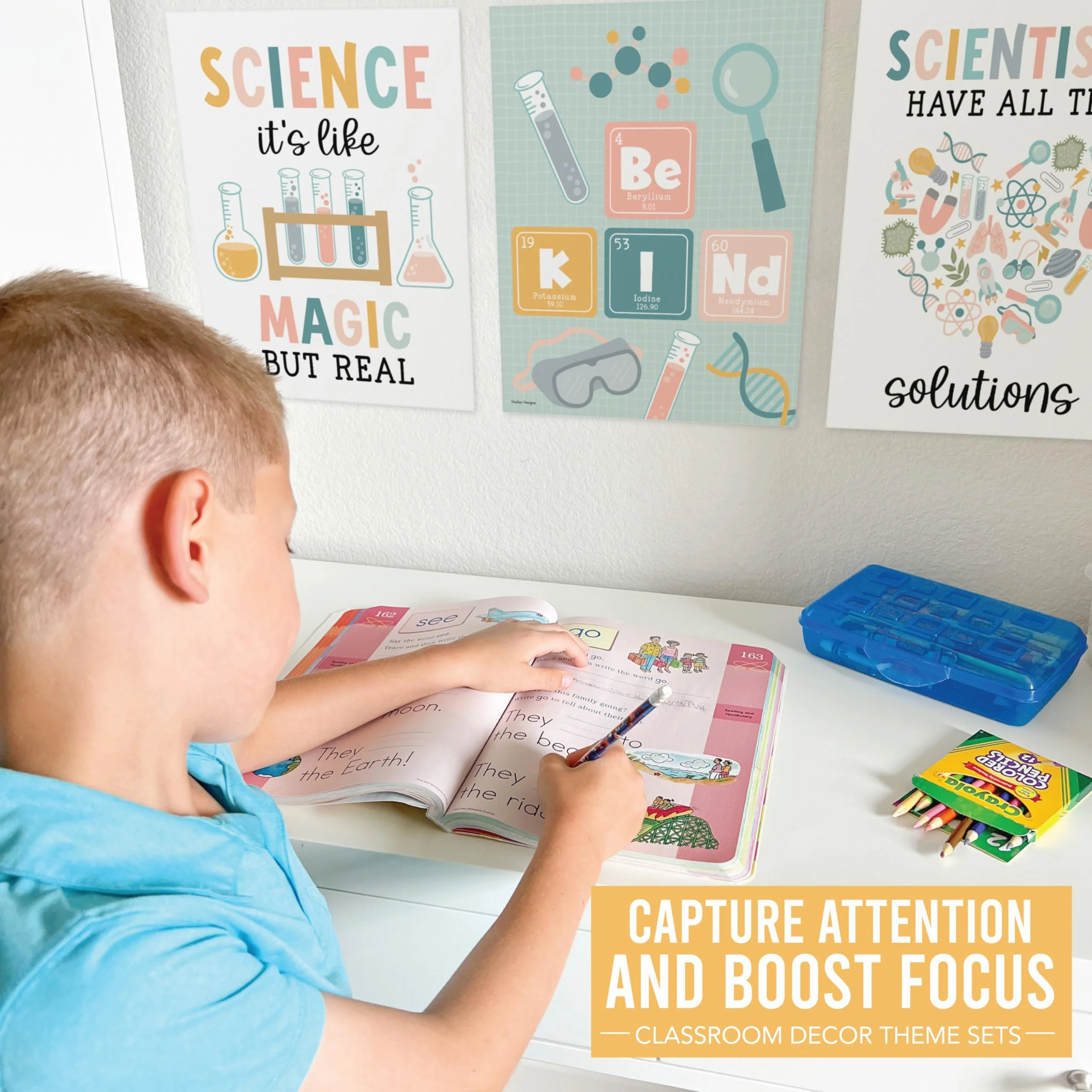Motivational Science Posters, Boho Pack of 6 - Image 9