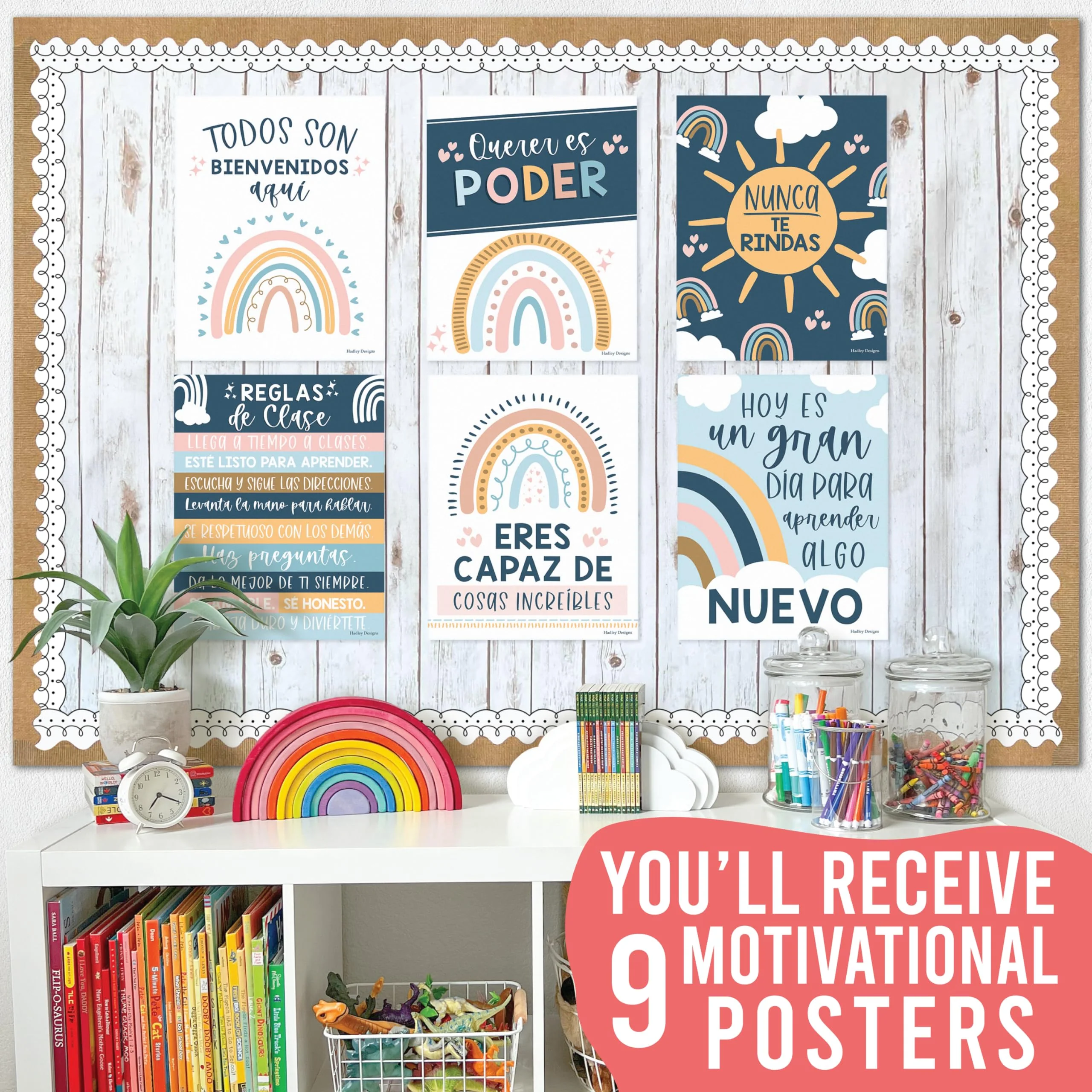 Spanish Motivational Posters, Boho Pack of 6 - Image 4