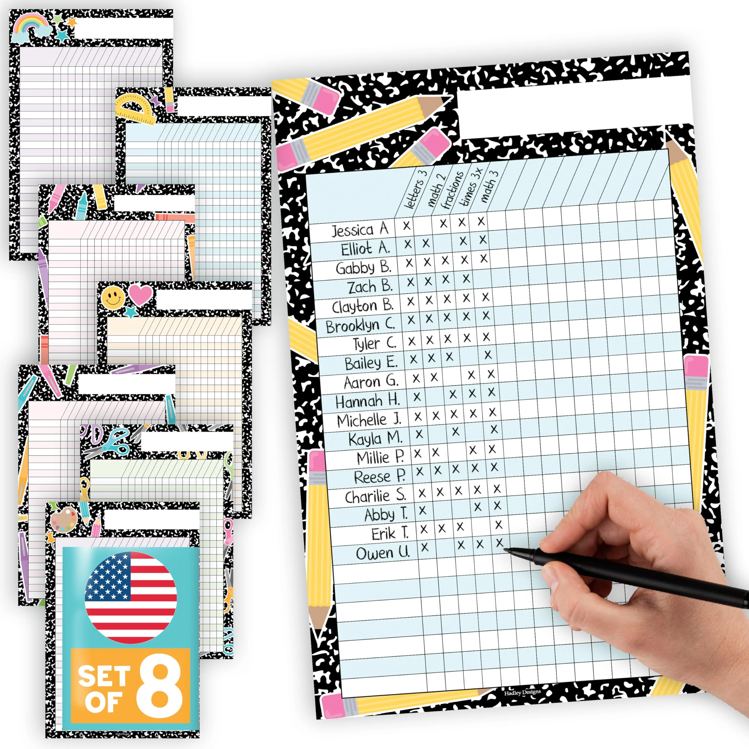8 Homework Trackers for Students - Classroom Planners & Student Assignment Trackers