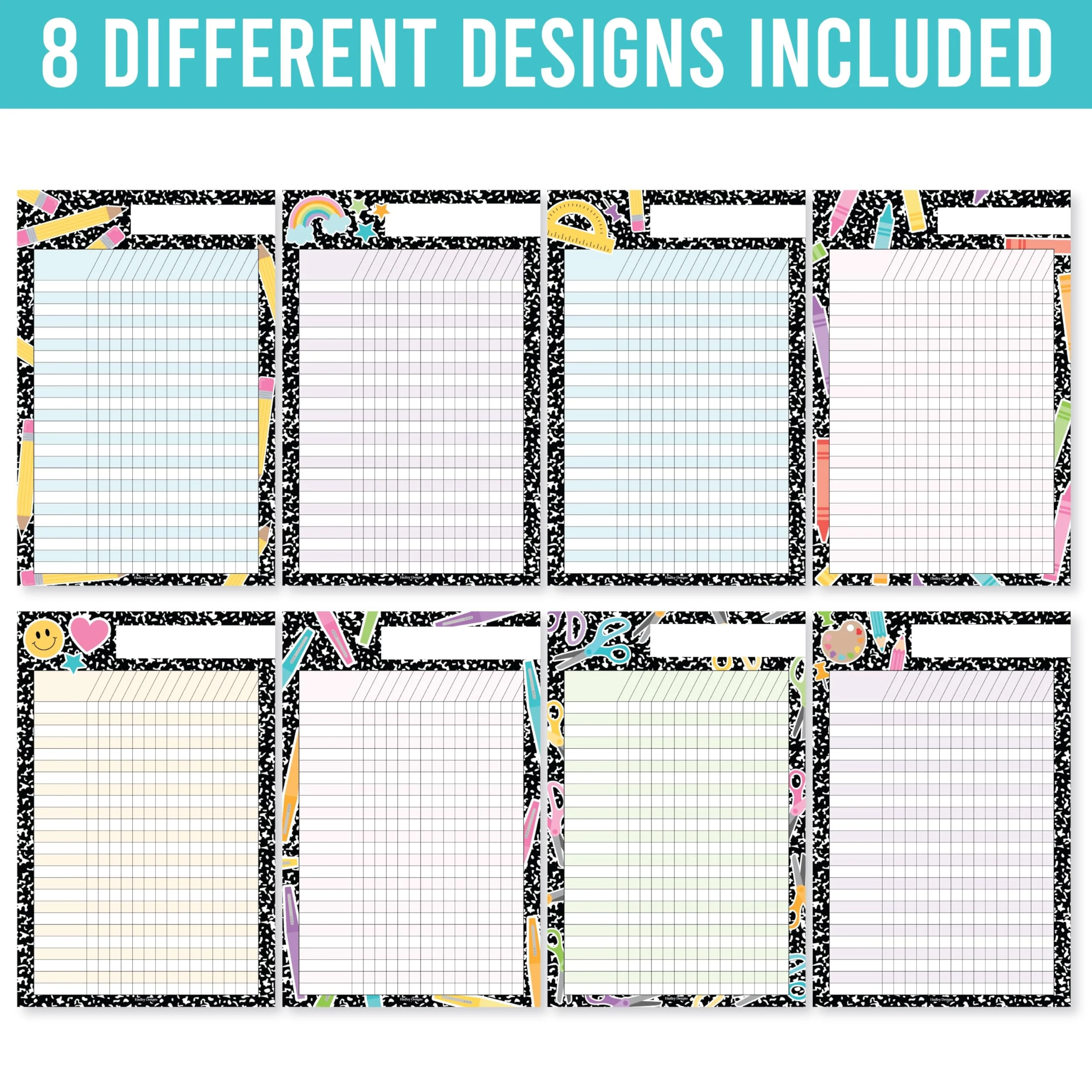 8 Homework Trackers for Students - Classroom Planners & Student Assignment Trackers - Image 2