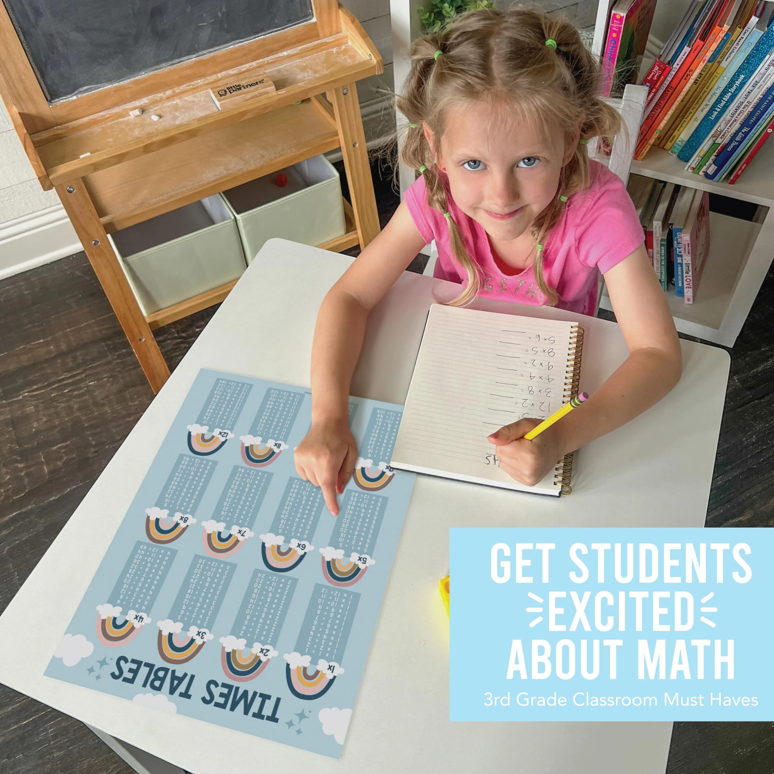 Multiplication & Division Kit: Boho 9 Poster Pack - Image 9