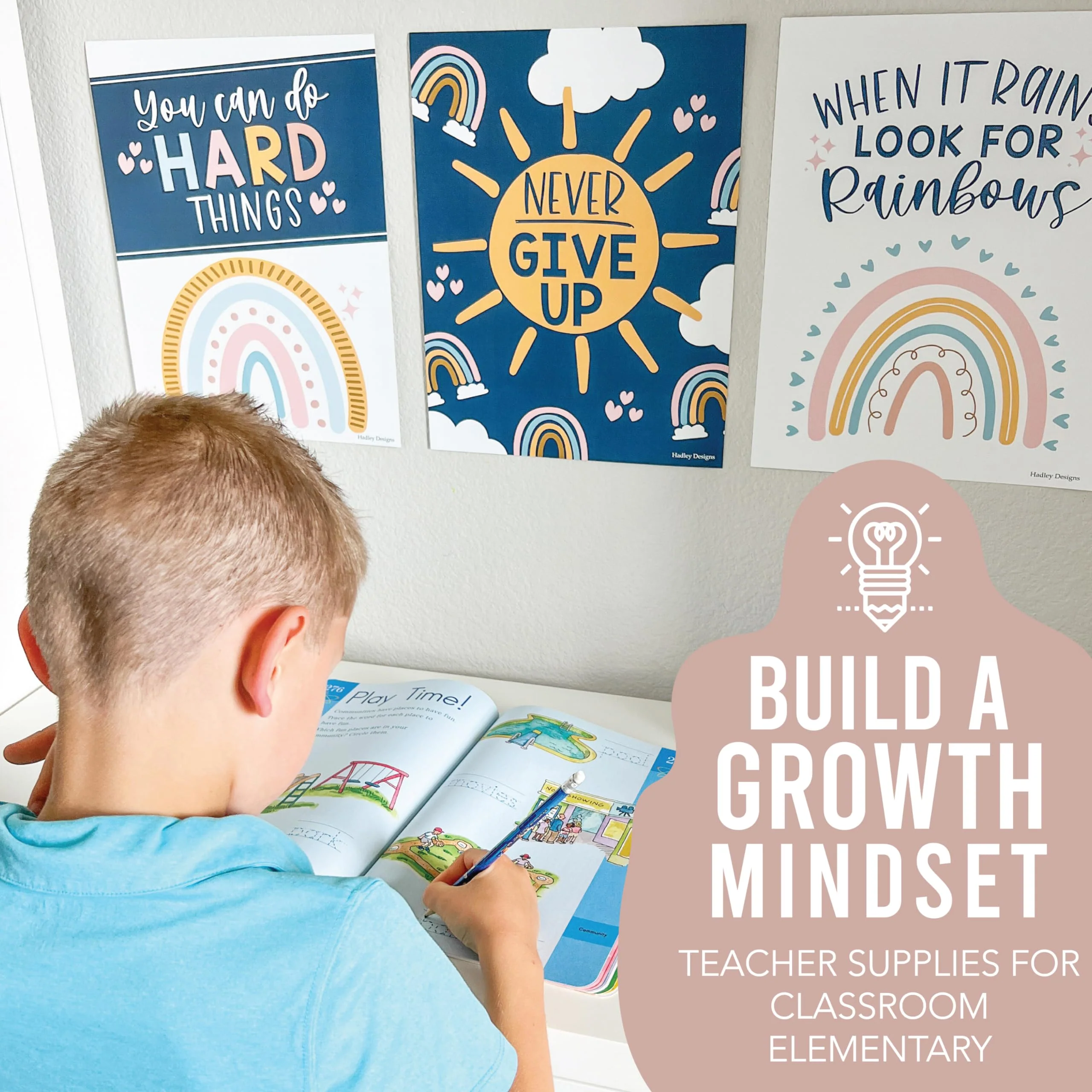 Motivational Classroom Posters, Boho Pack of 9 - Image 7