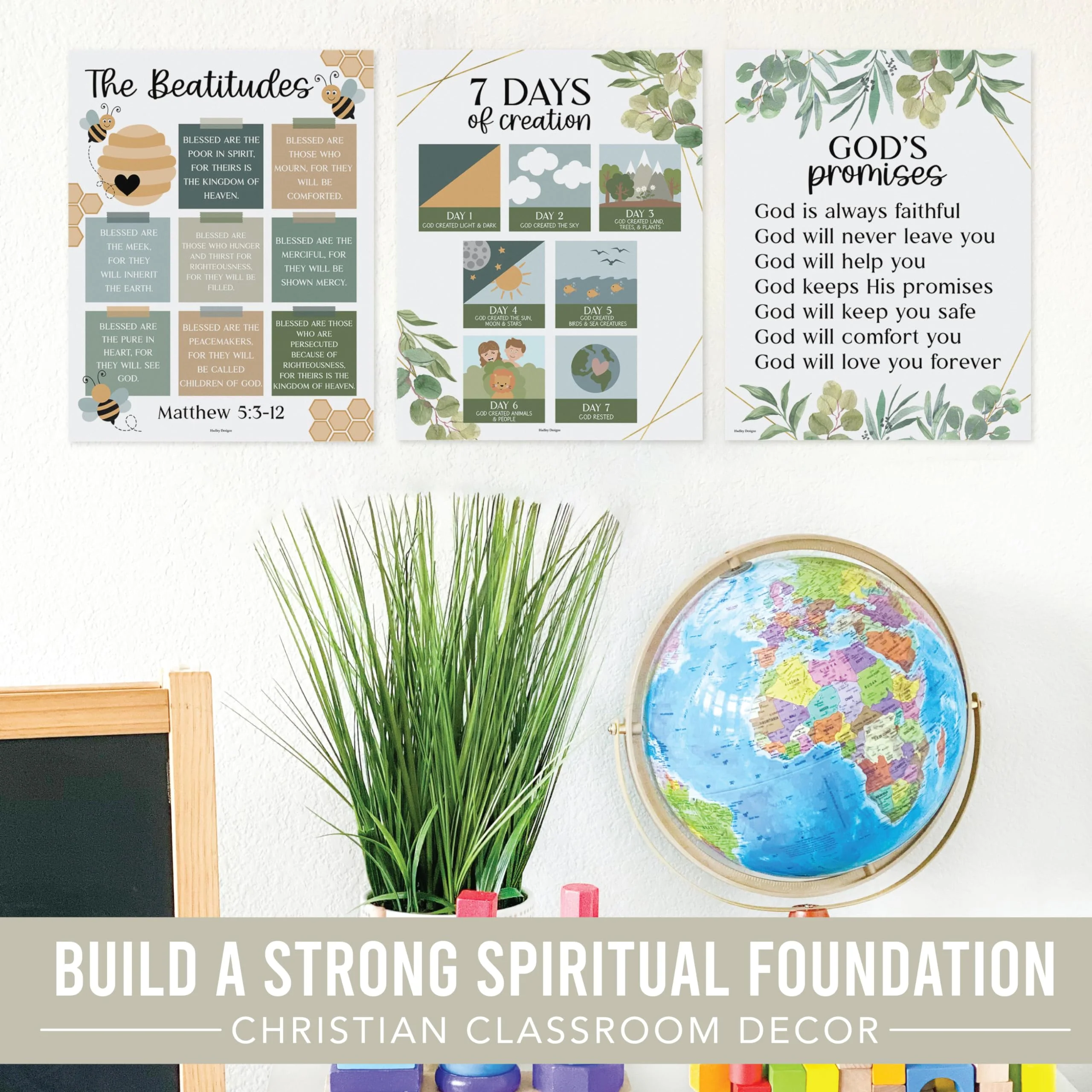 Bible Learning Kit, Greenery 9 Poster Pack - Image 6