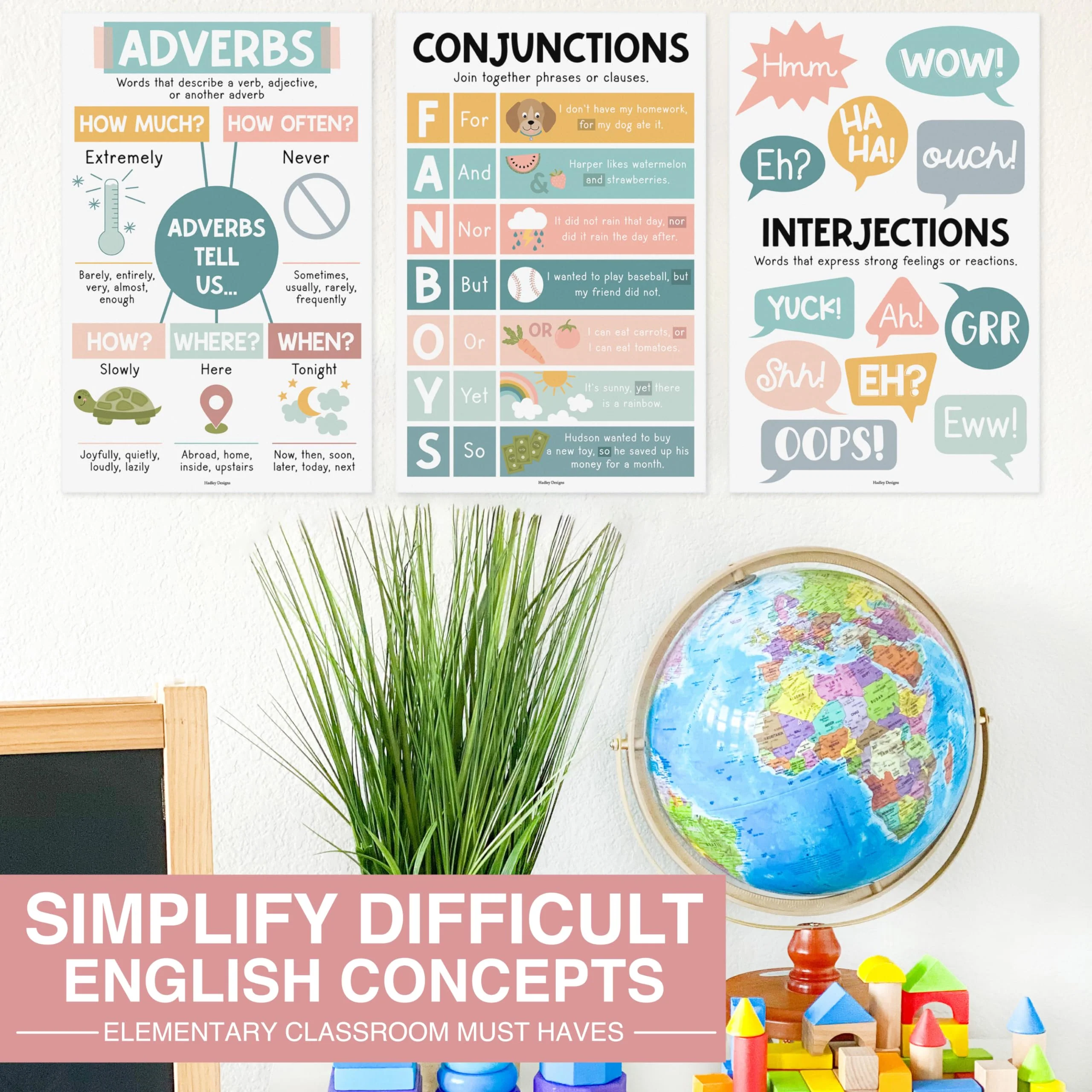 Boho Muted - Parts of Speech Posters - Image 9