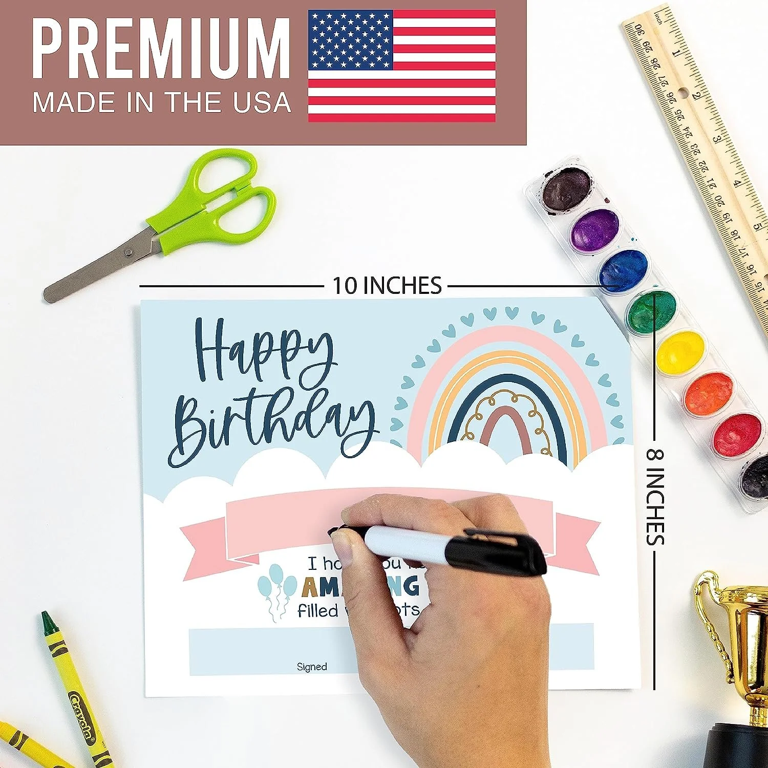 Birthday Certificates, Boho Pack of 25 - Image 3