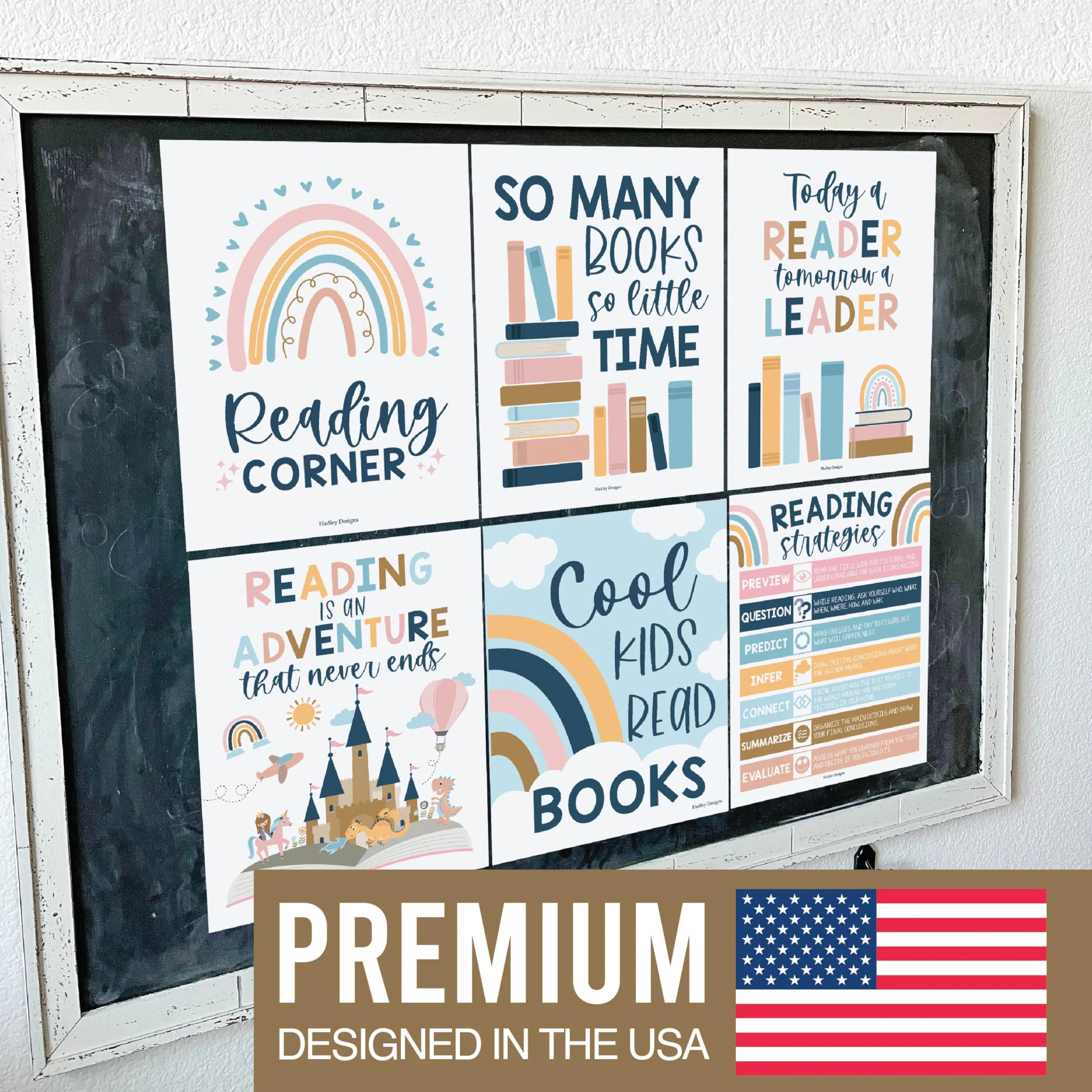Reading Corner Kit: Boho 6 Poster Pack - Image 3
