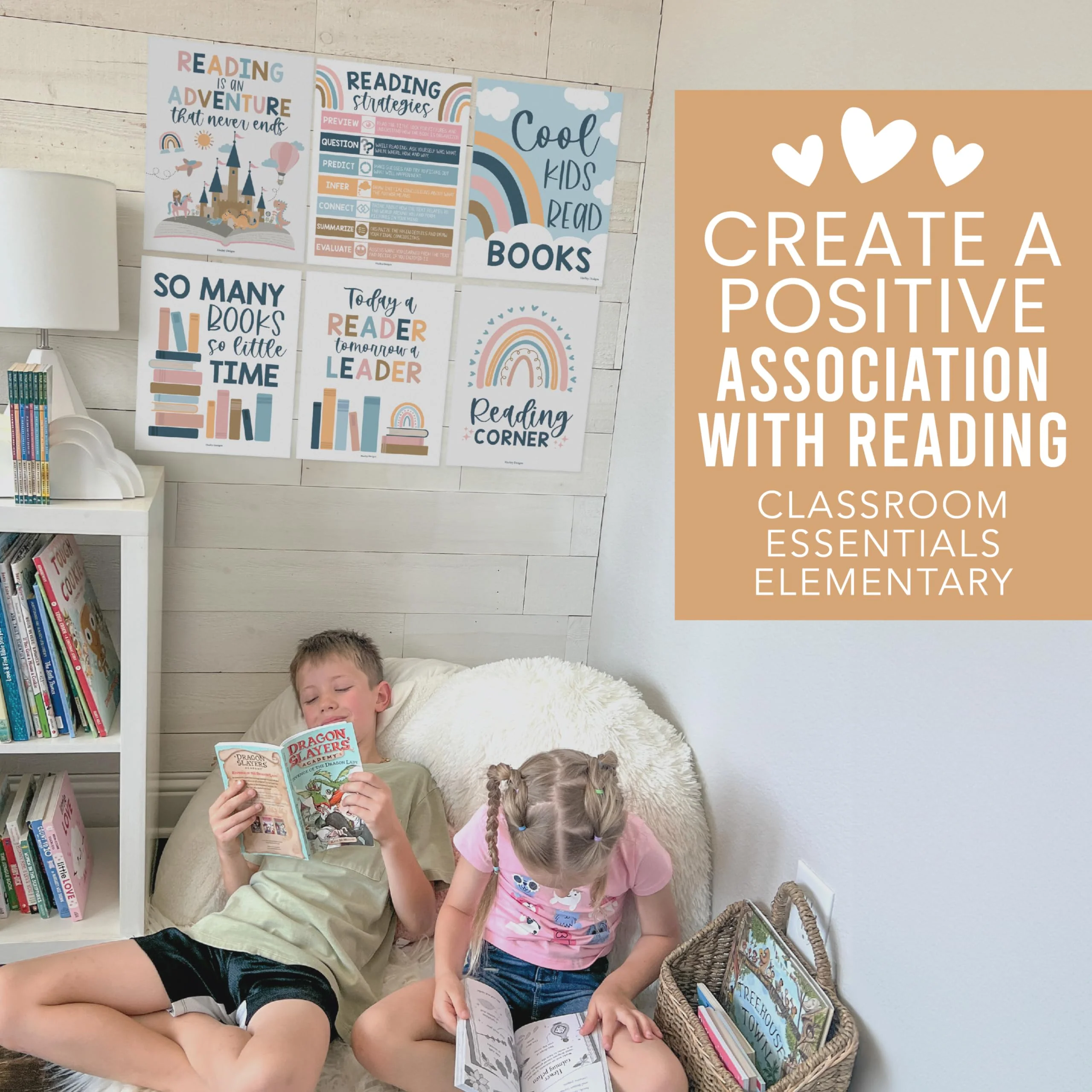 Reading Corner Kit: Boho 6 Poster Pack - Image 6