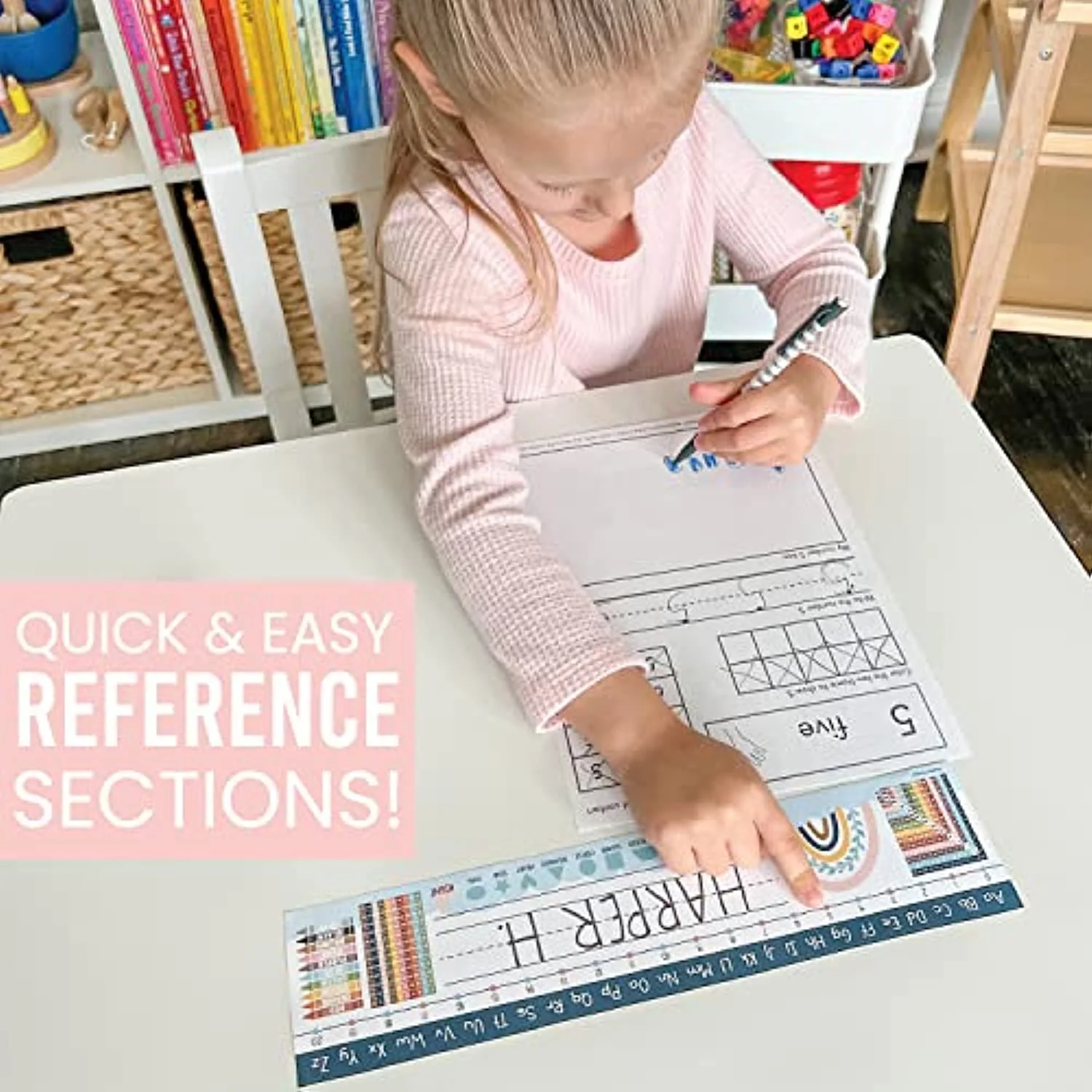 Classroom Name Plates, Boho Rainbow Pack of 25 - Image 4