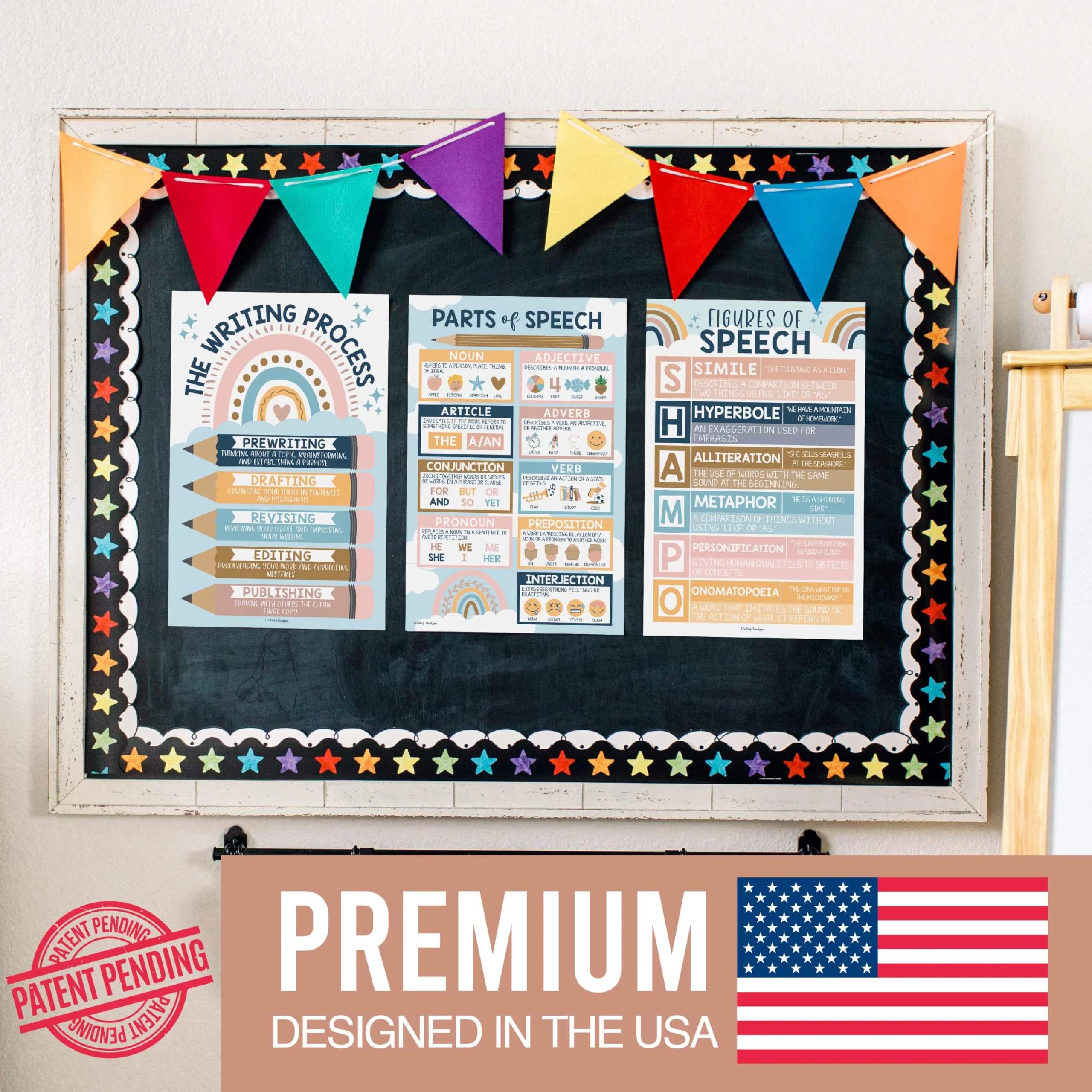 Parts of Speech Kit: Boho 4 Poster Pack - Image 3