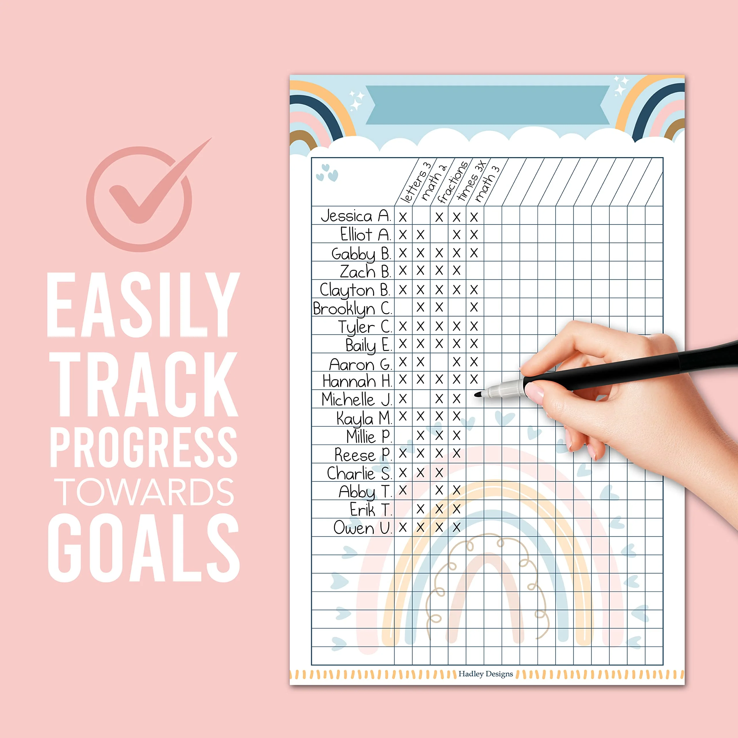 Homework Tracker Kit: Boho 4 Pack - Image 6