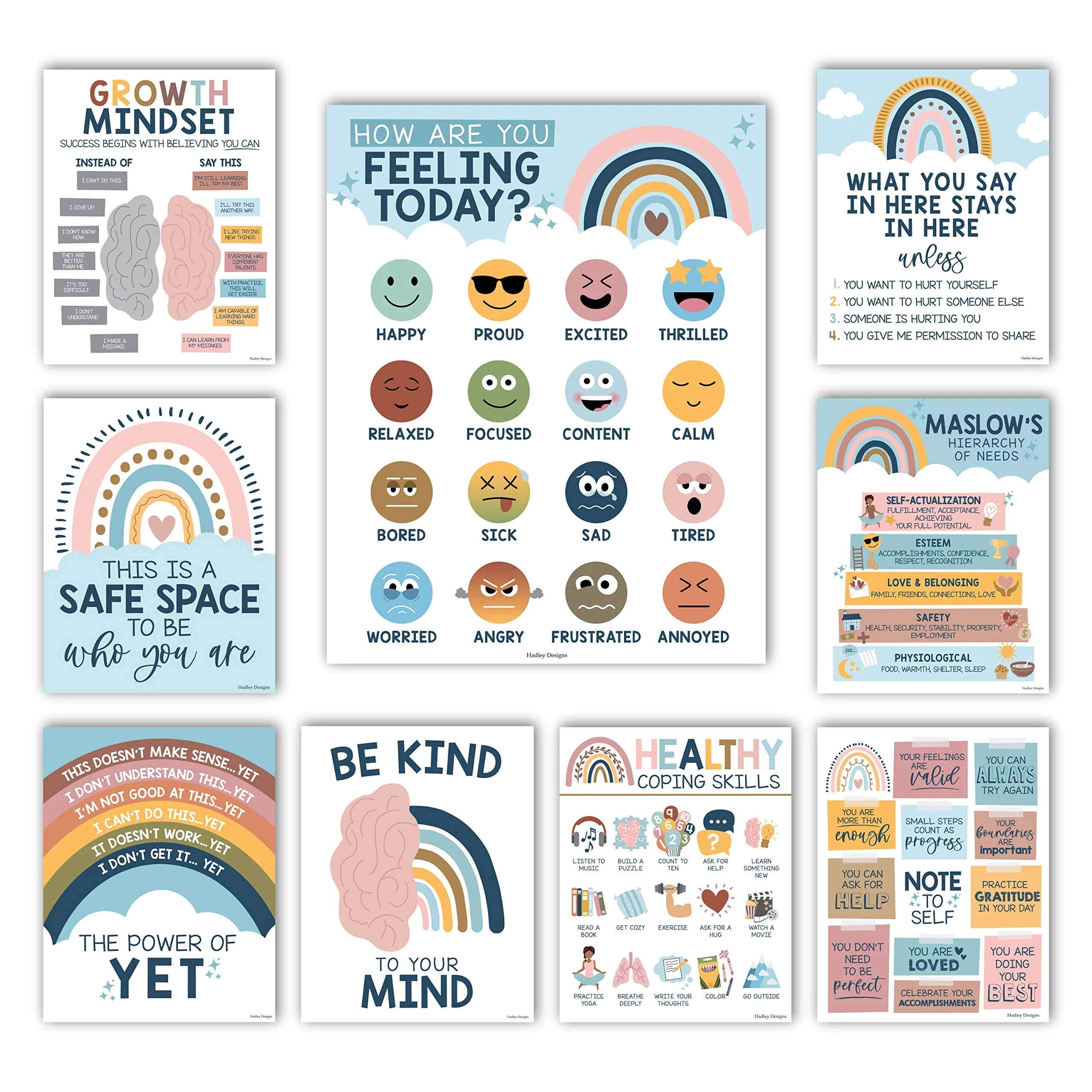 Mental Health Kit: Boho 9 Poster Pack - Image 14