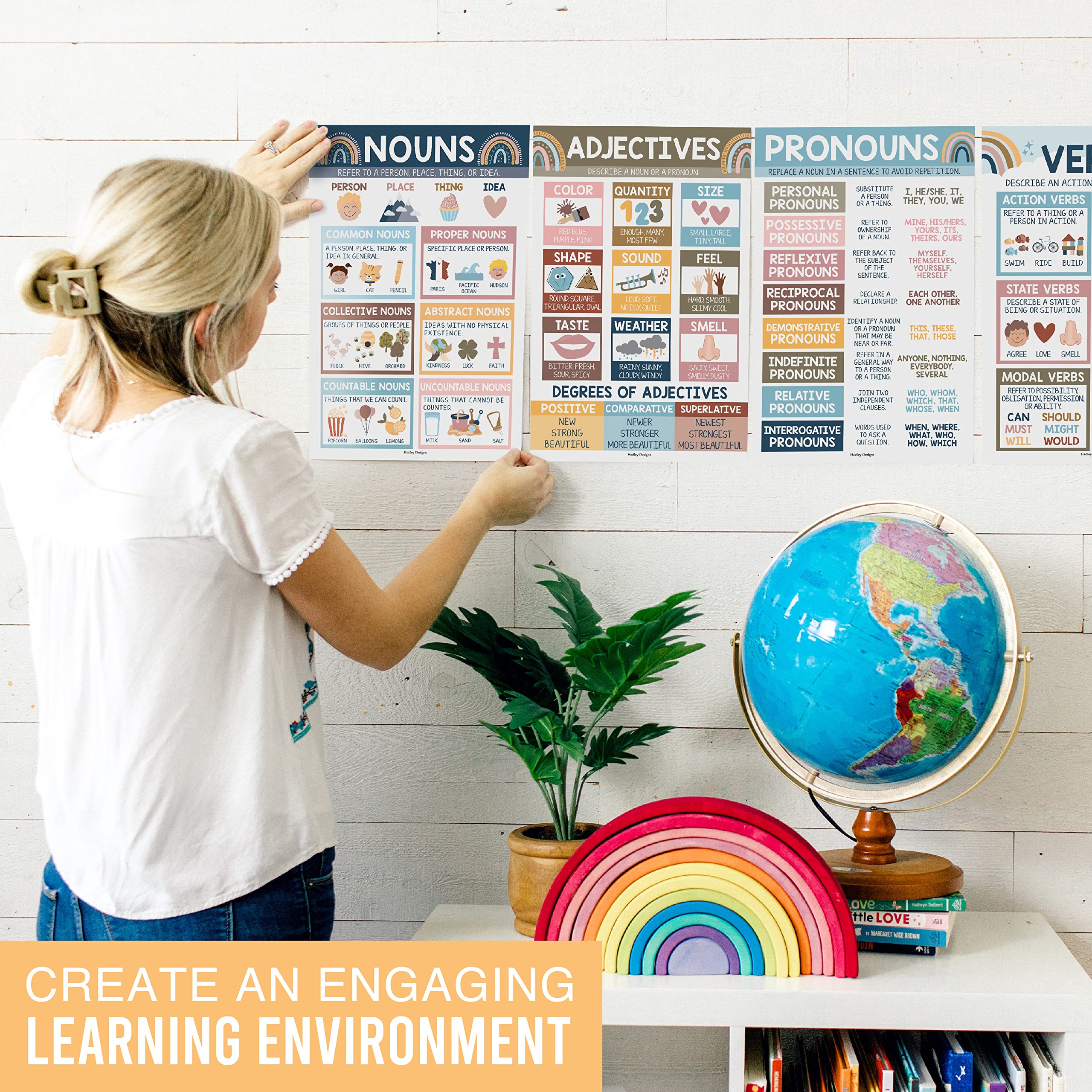 Parts of Speech Kit: Boho 12 Poster Pack - Image 5