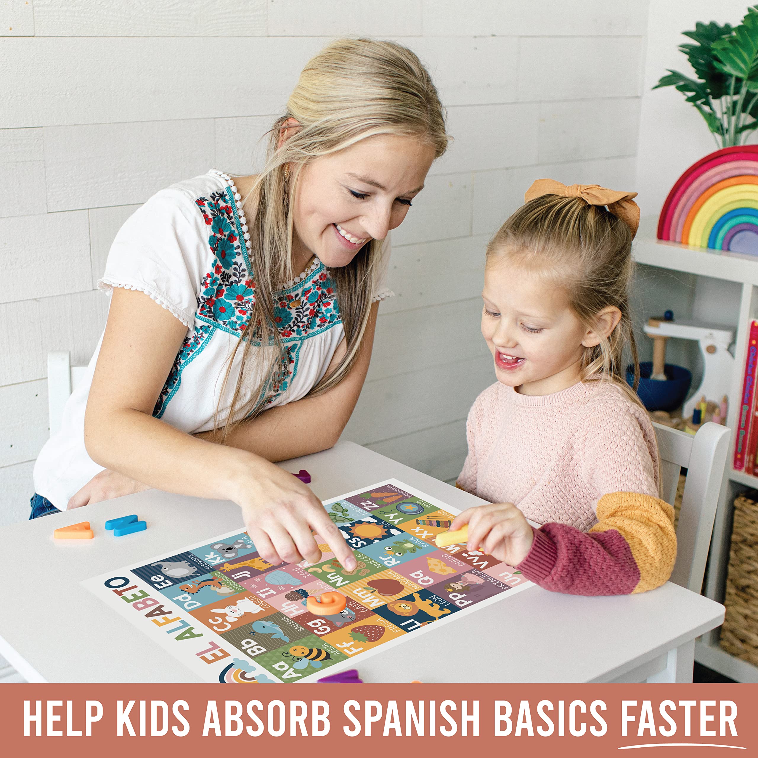 Boho Rainbow  Spanish Educational Posters - Image 7
