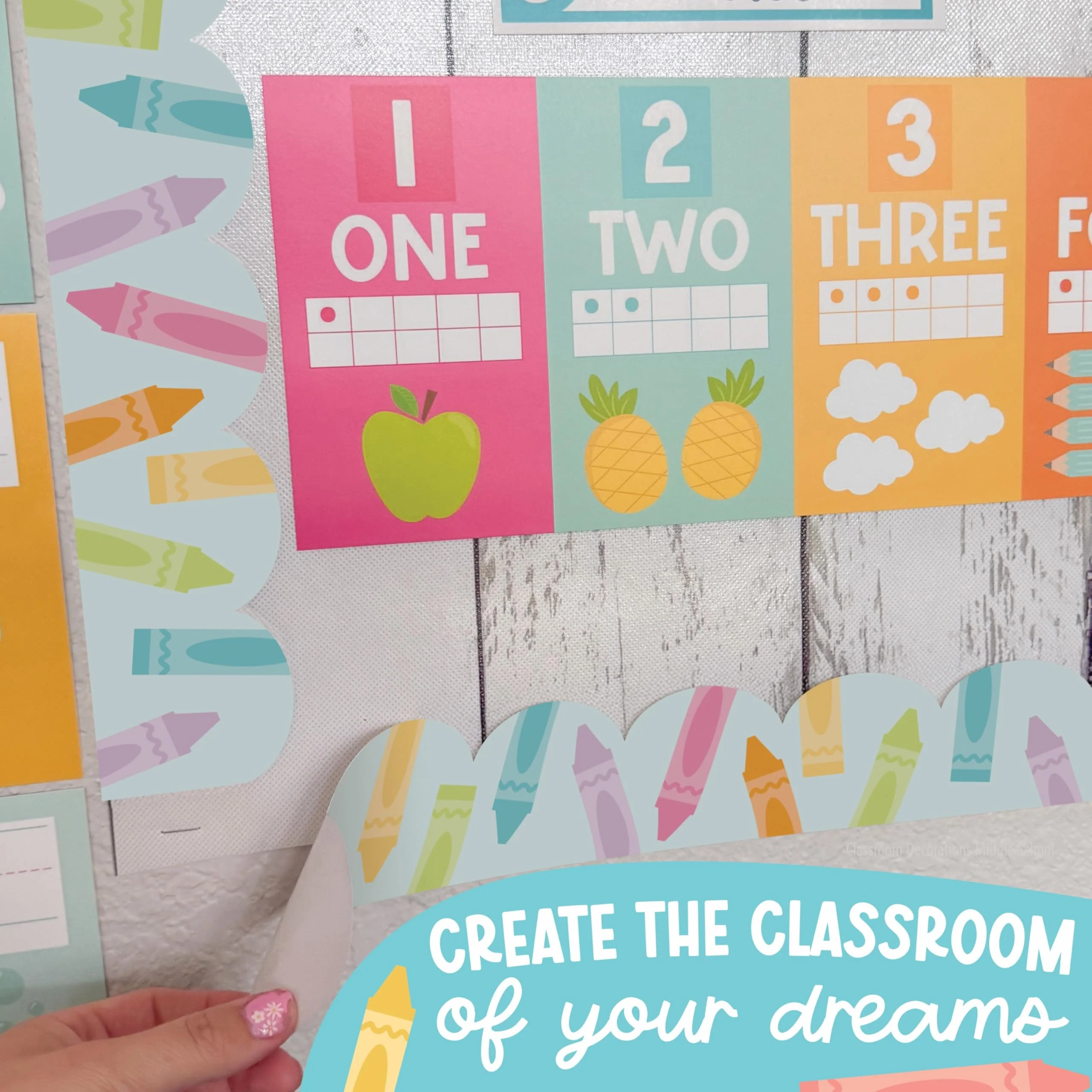 Bulletin Board Borders - Classroom Decor, School Supplies, Borders for Walls - 50 Feet - Image 6