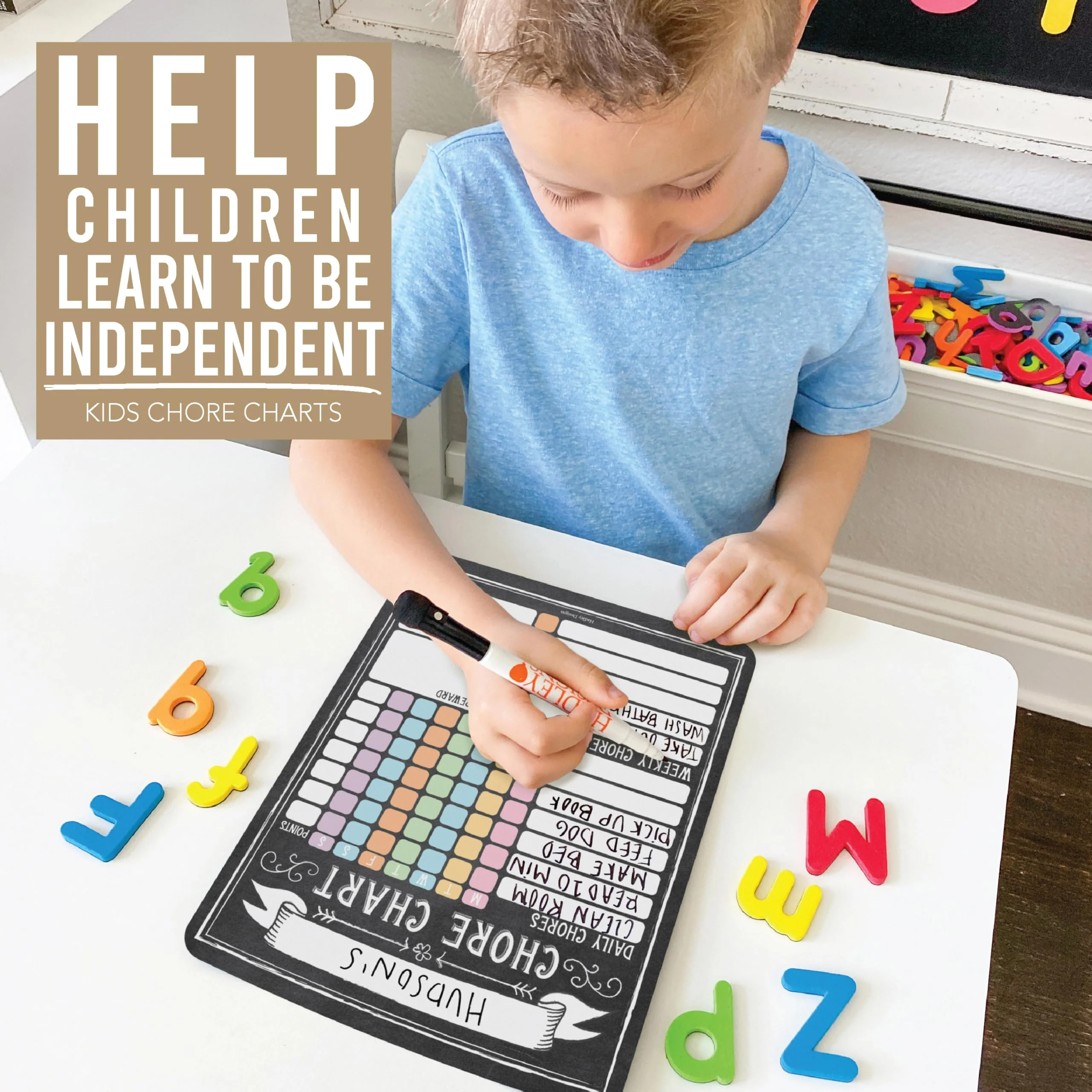 Dry Erase Chore Charts: Chalkboard 3 Pack - Image 4