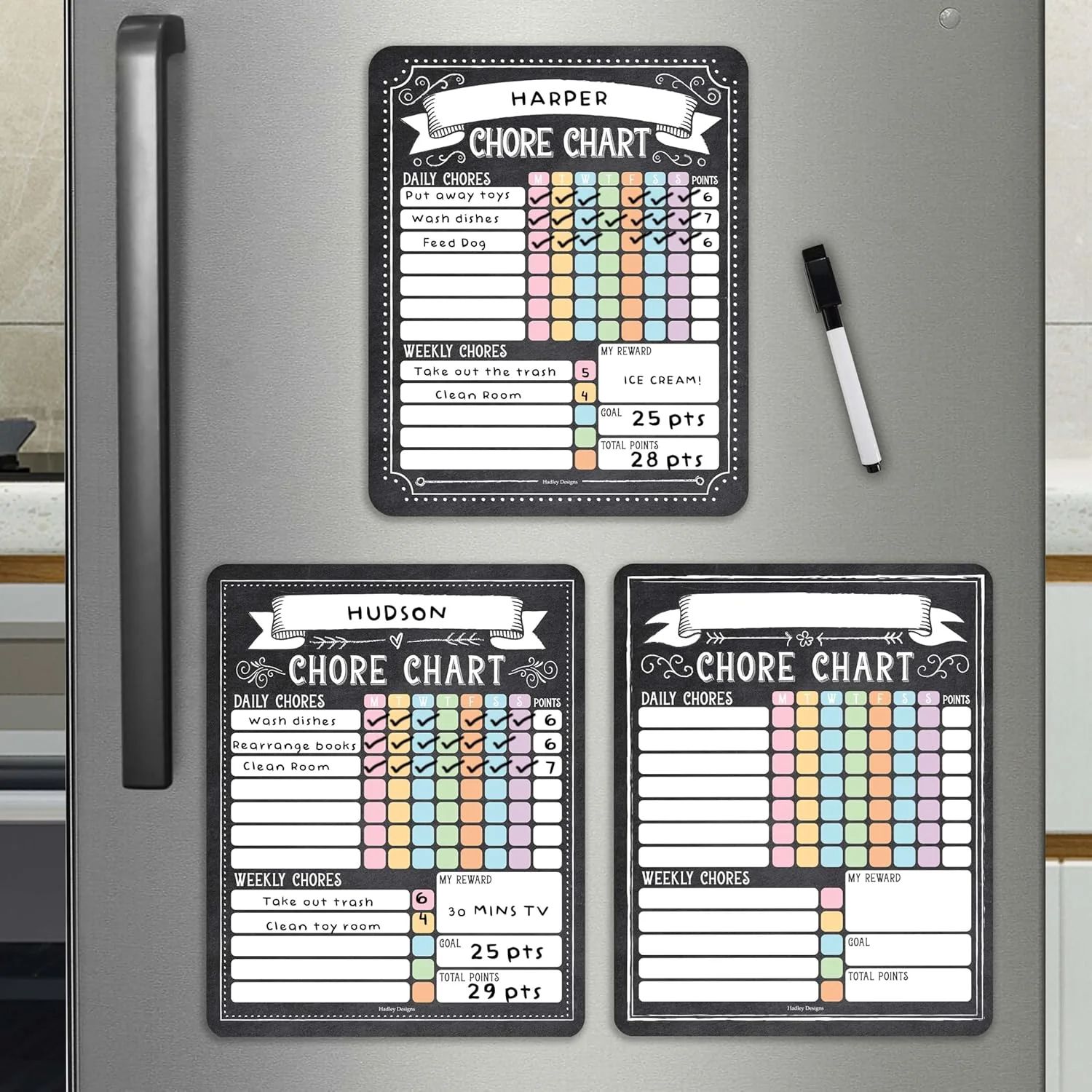 Magnetic Chore Chart for Responsible Kids - Image 3