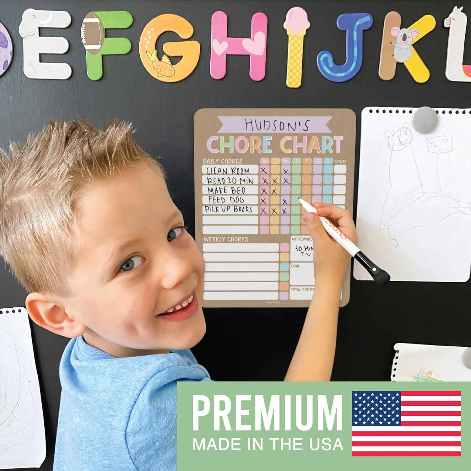 Magnetic Chore Chart for Responsible Kids - Image 8