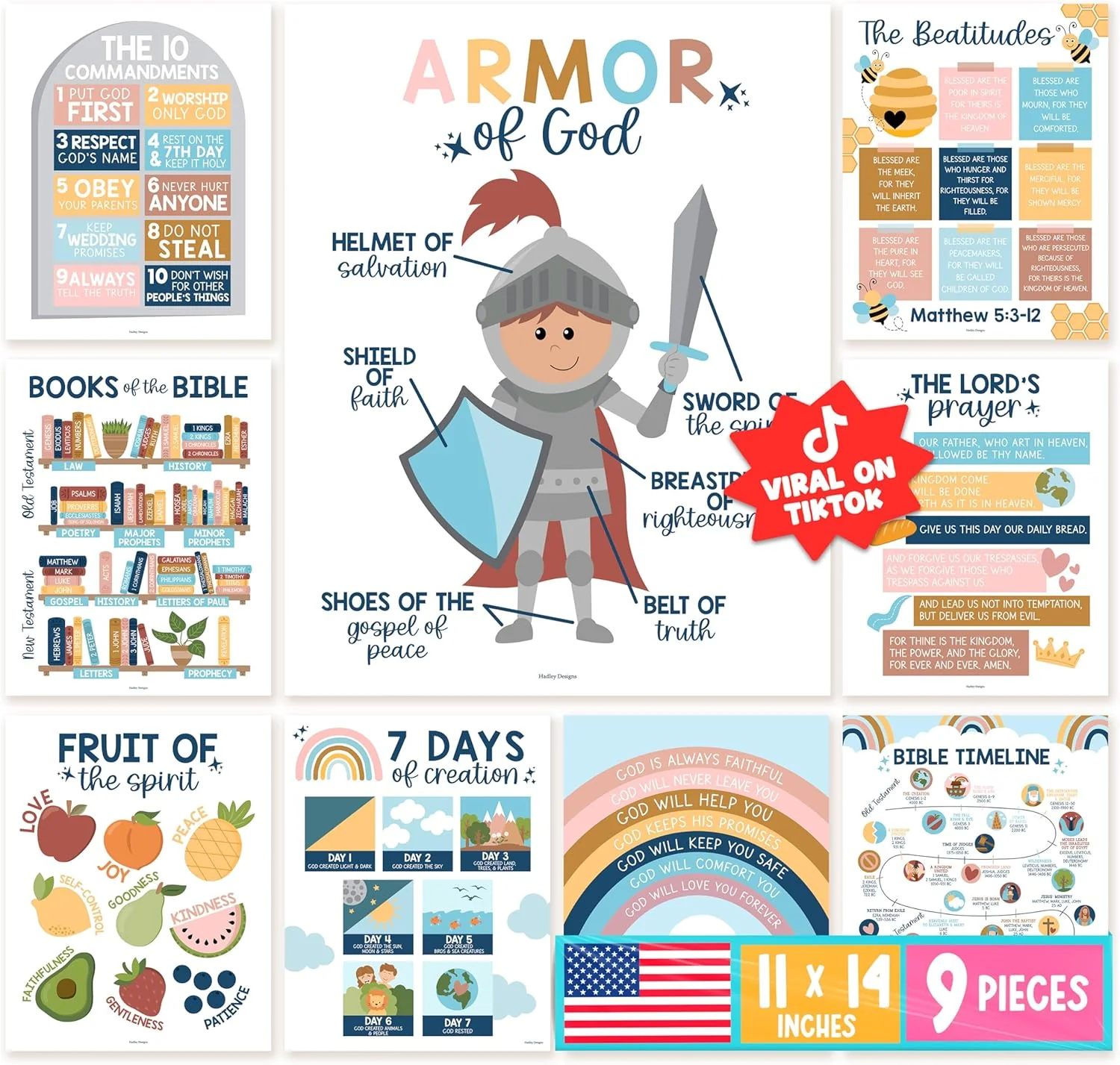 Christian Head Start Kit: 9 Posters - Image 5