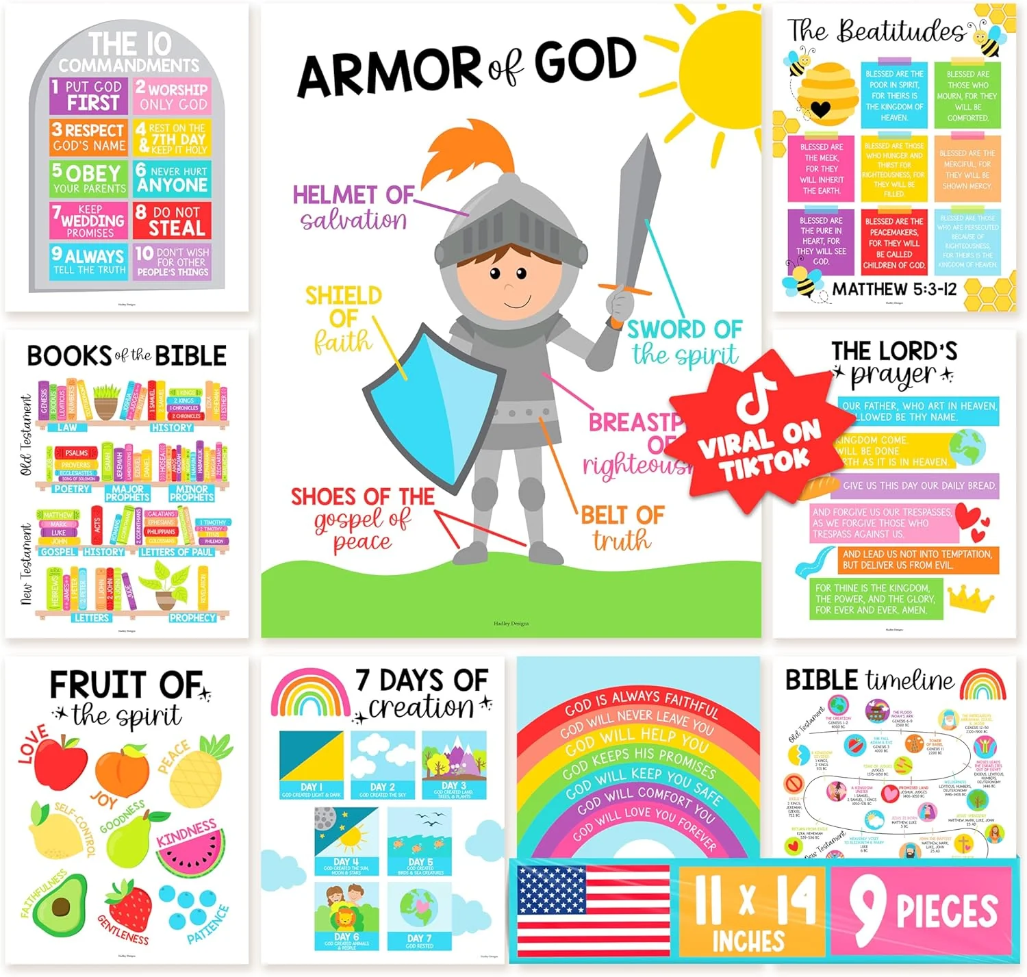 Christian Head Start Kit: 9 Posters - Image 6