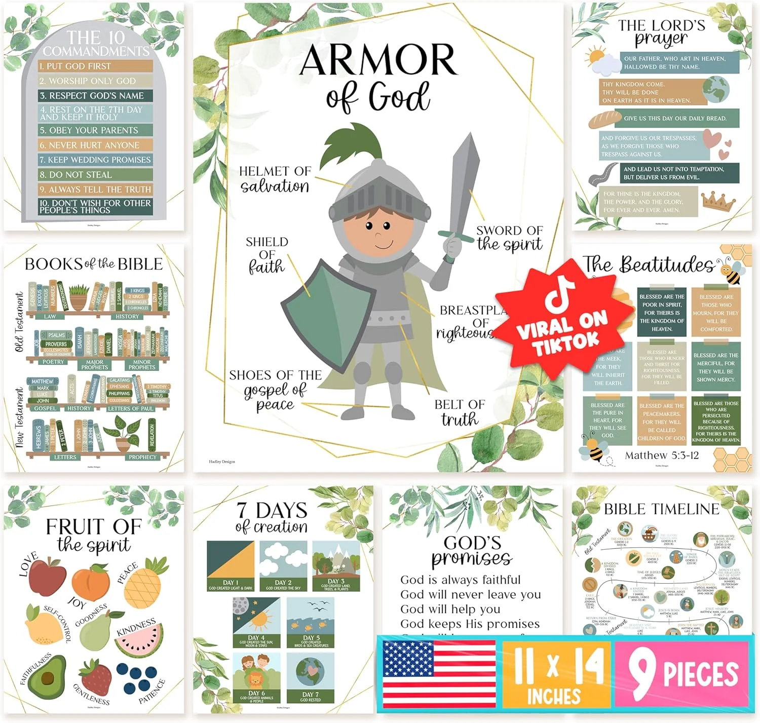 Christian Head Start Kit: 9 Posters - Image 7