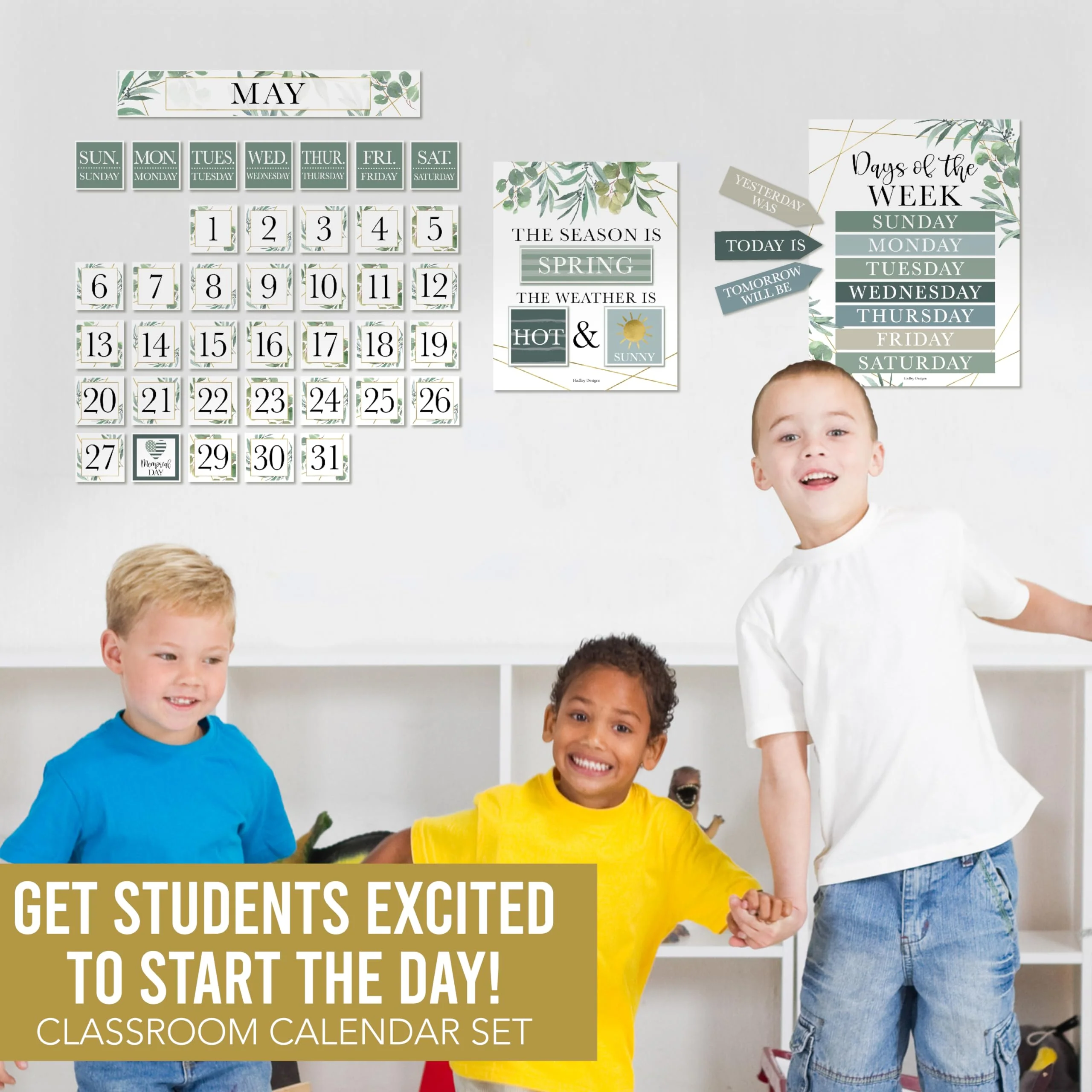 Classroom Calendar Set - Bulletin Board Calendar for Classroom, School Calendar, Teacher Supplies - Image 8