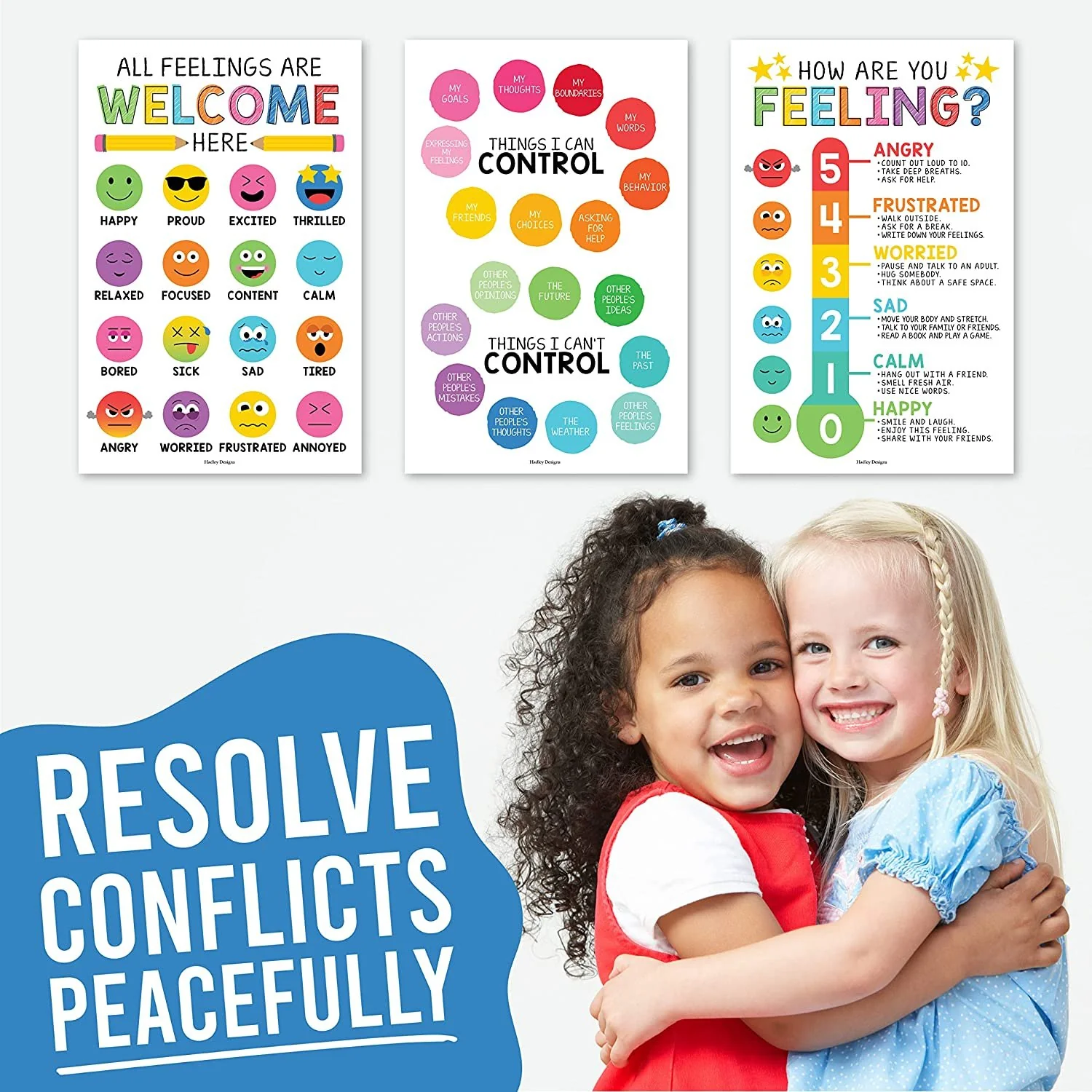 Emotional Intelligence Growth Kit: Colorful 4 Poster Pack - Image 3