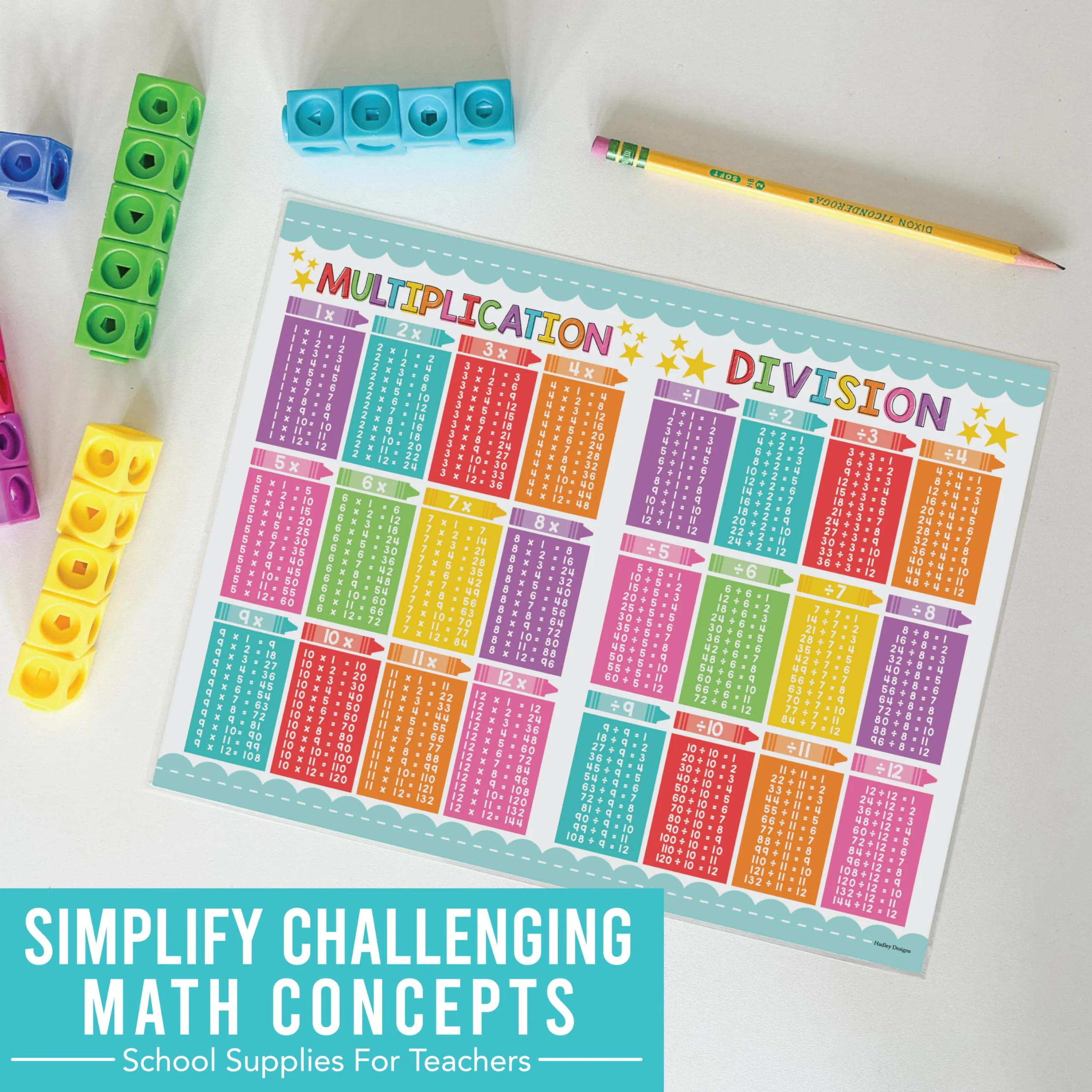 Colorful Math Cheat Sheet - Image 7