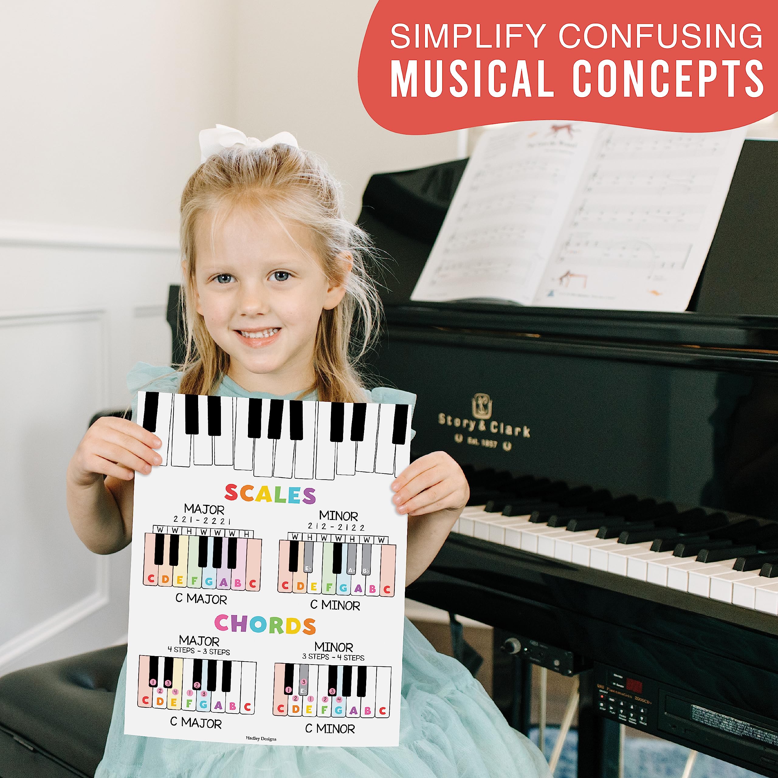 Music Classroom Posters, Colorful Pack of 9 - Image 4