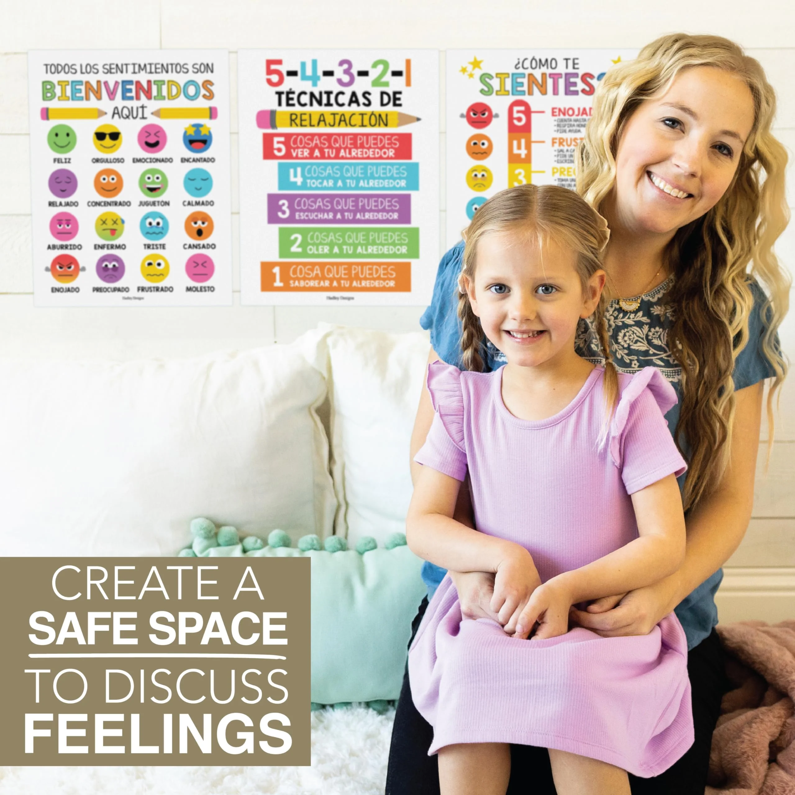 Colorful  Spanish Calming Corner Posters - Image 4