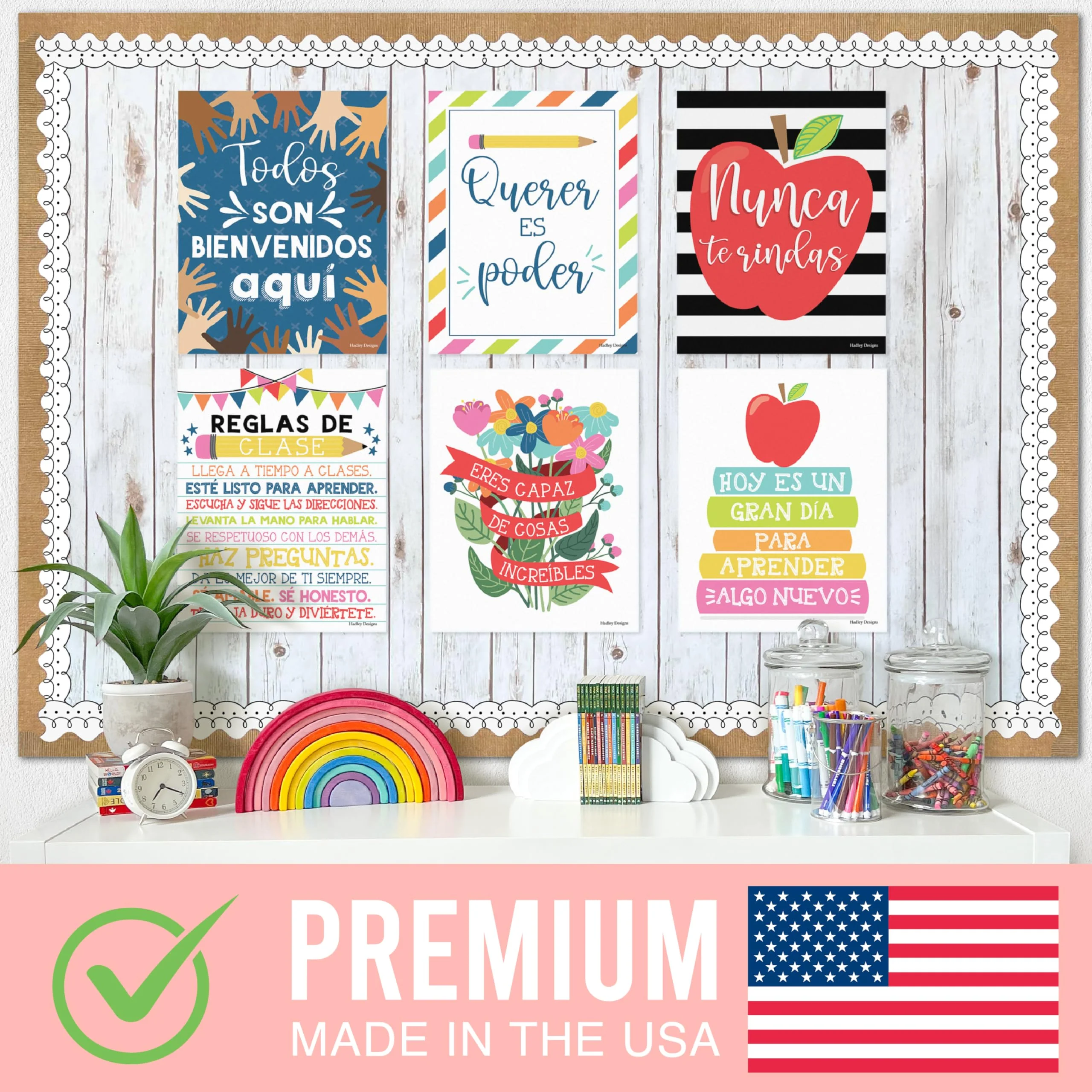 Colorful Spanish Motivational Classroom Posters - Image 3
