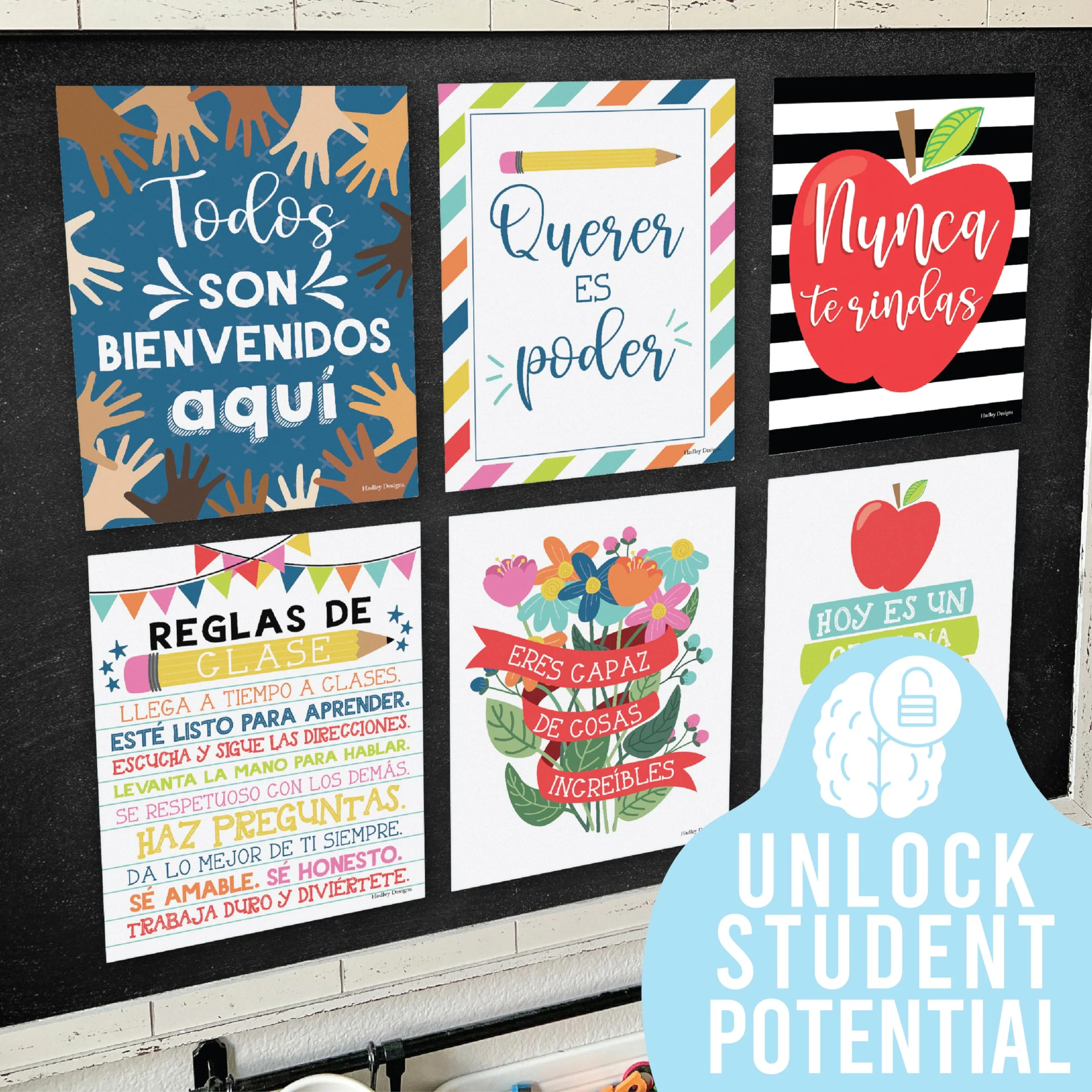 Colorful Spanish Motivational Classroom Posters - Image 5