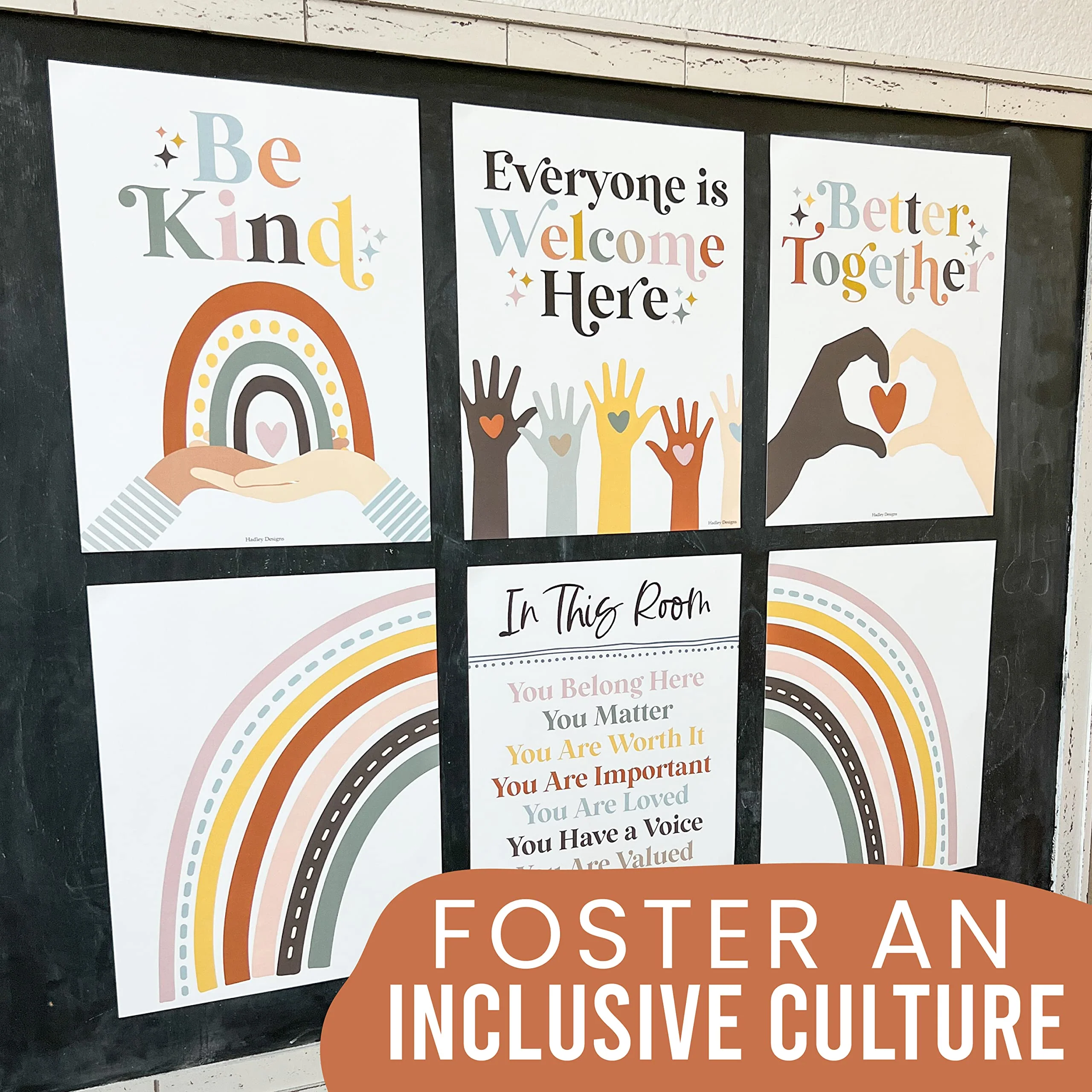 Everyone Belongs Kindness Kit: Boho 6 Poster Pack - Image 6