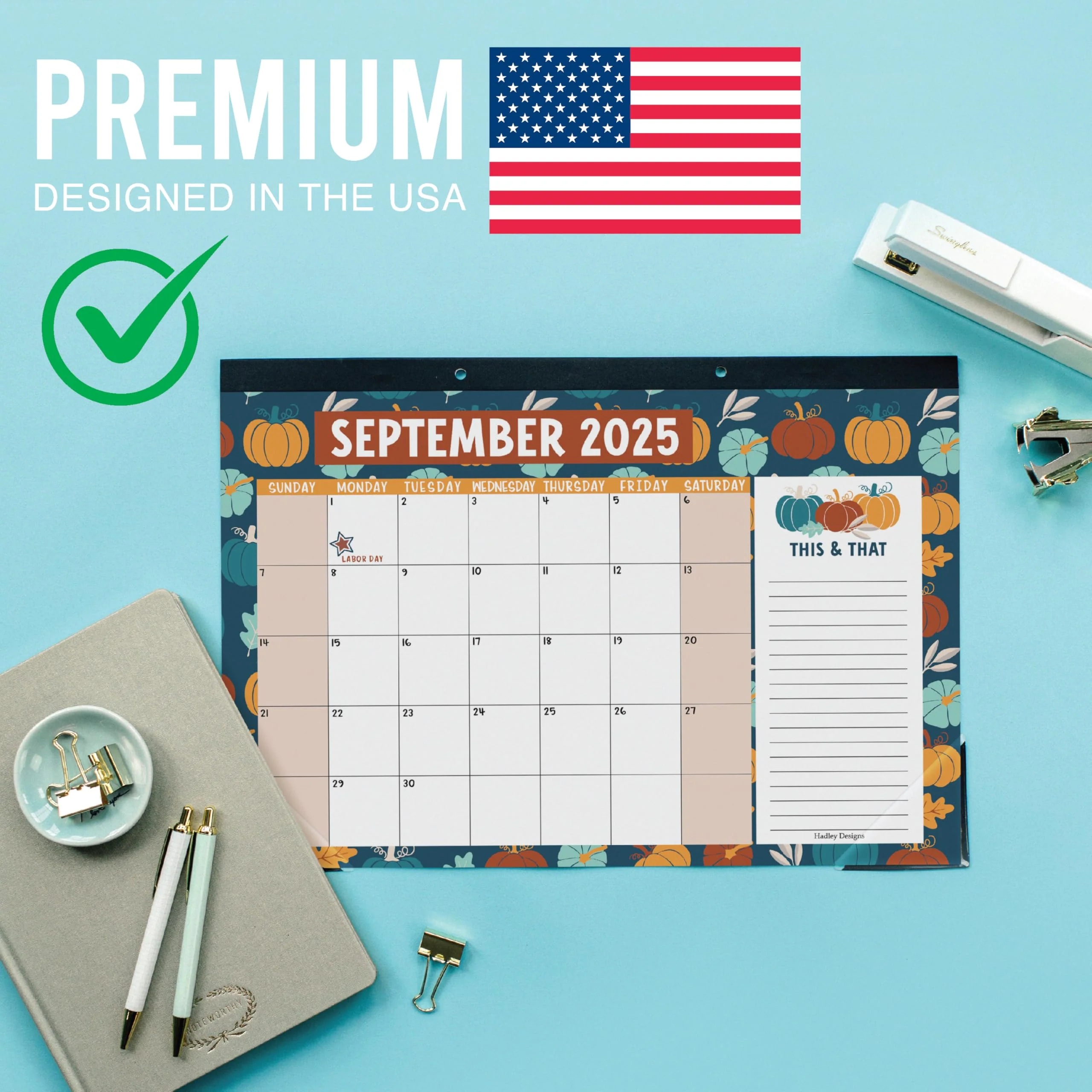 18 Month Large Doodle Desk Calendar: 2025-2026 - Image 4