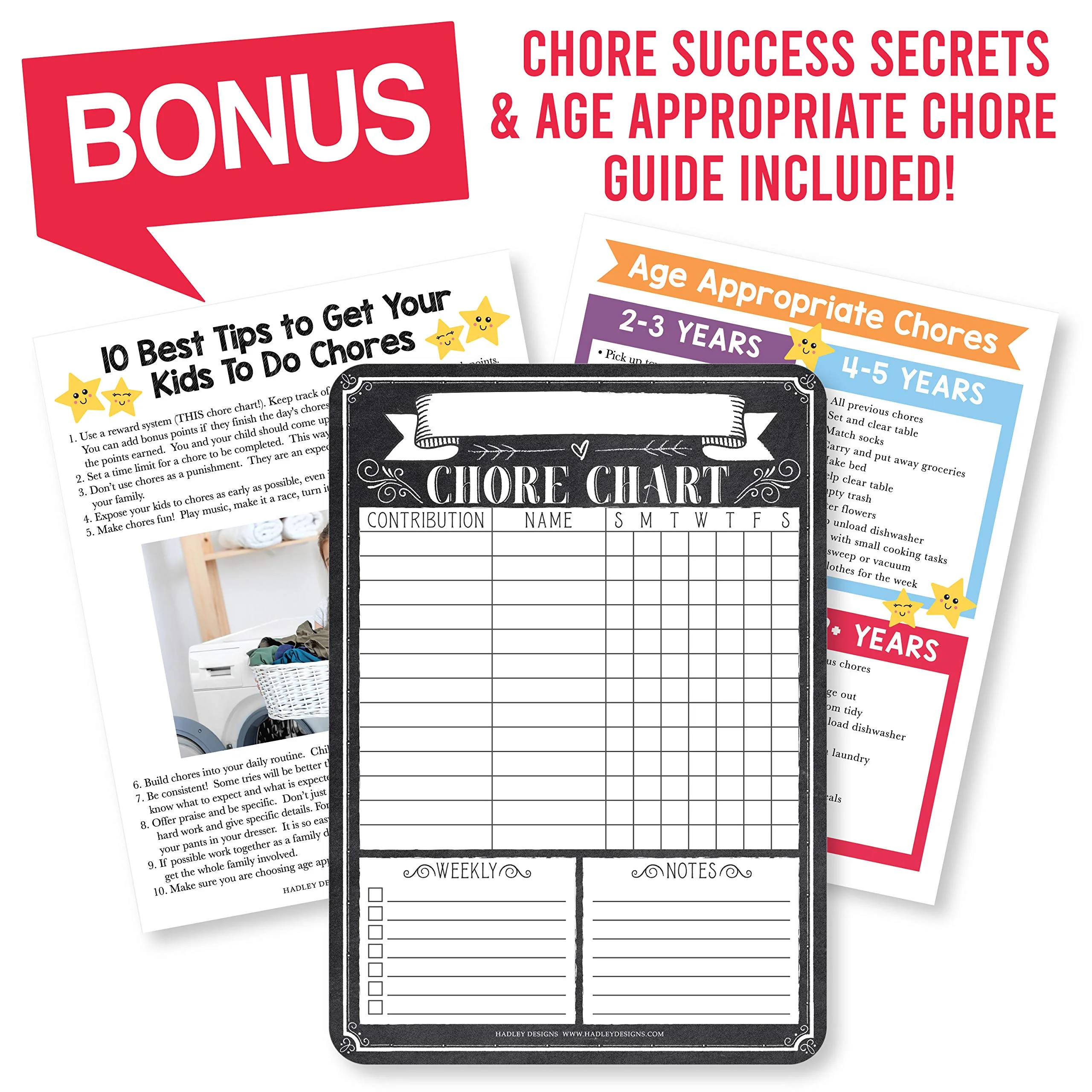 Magnetic Family Chore Chart + Bonus Gifts - Image 6