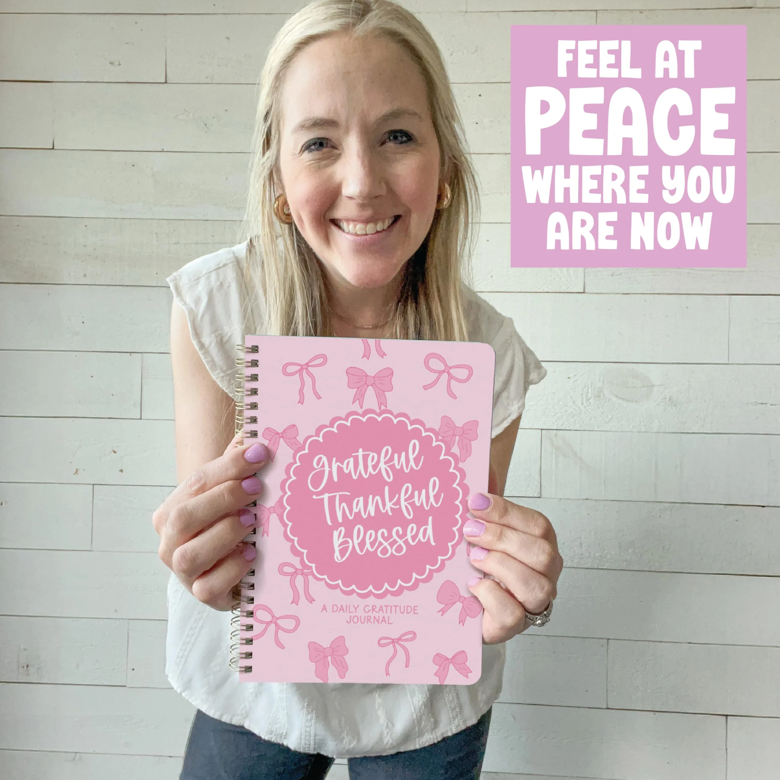 Gratitude Journal for Women - Daily Guided Journal with Prompts, Gratefulness Notebook -  Pink - Image 9