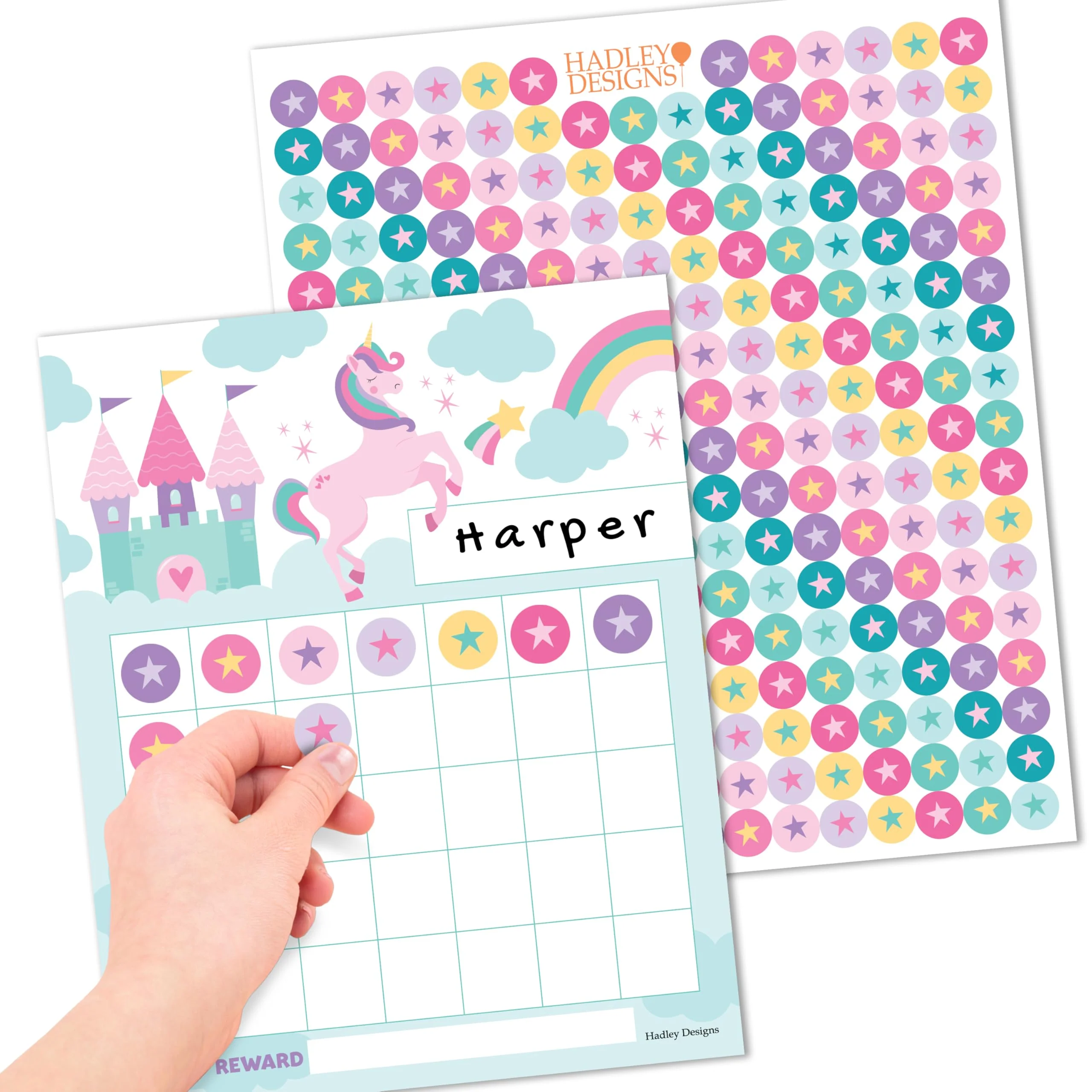 Unicorn Reward Kit: 25 Charts with 1,000+ Stickers