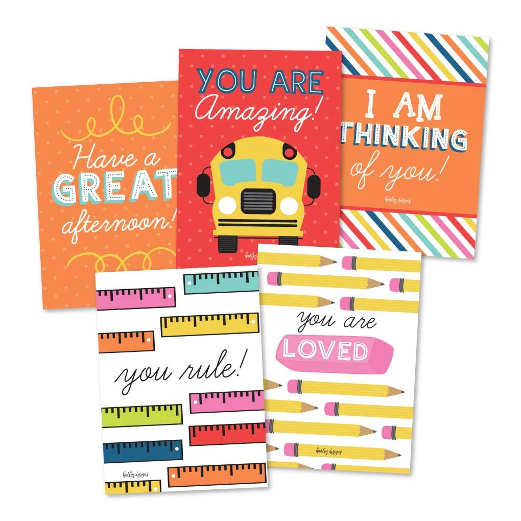 Lunchbox Encouragement Notes, Set of 25 - Image 2