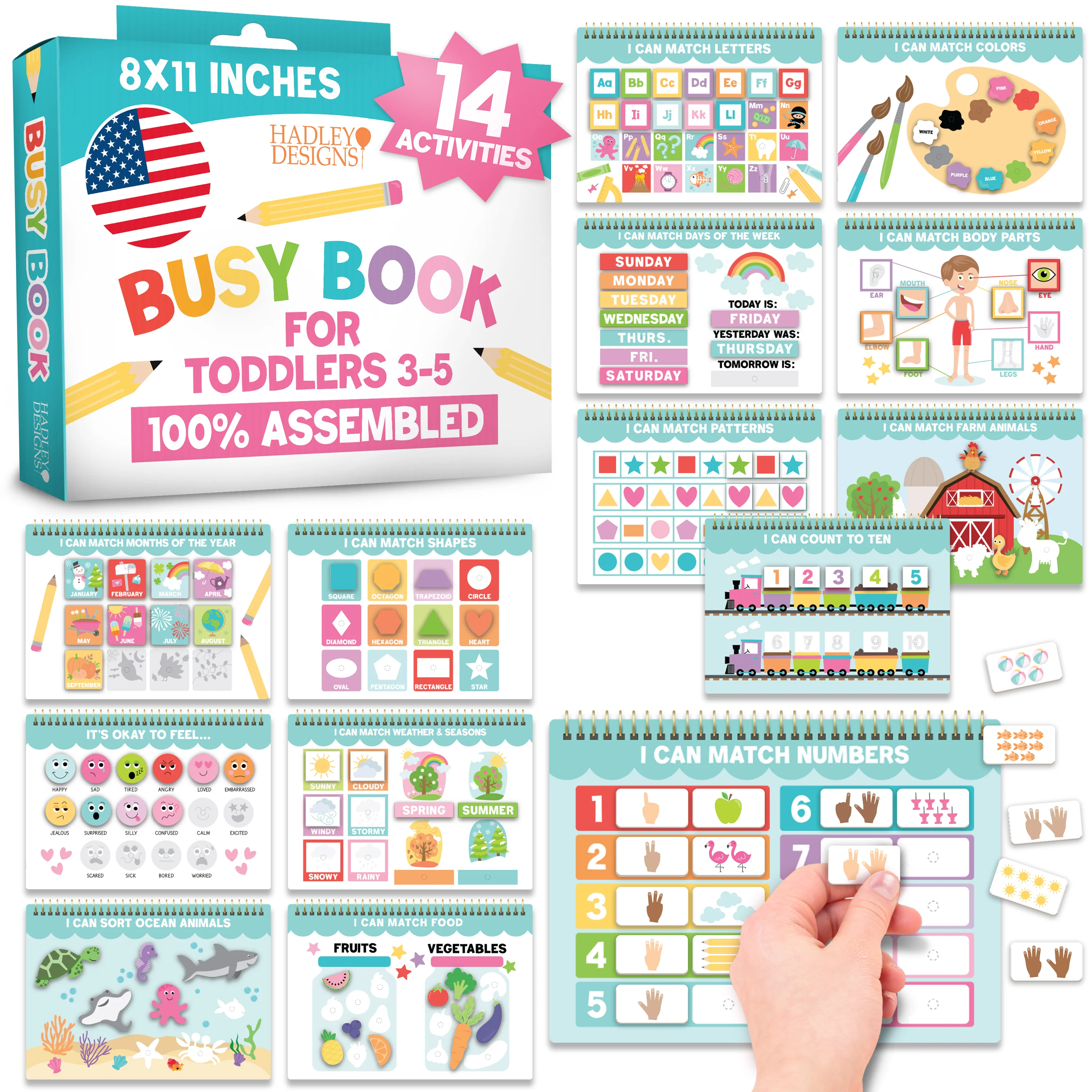 Magic Handwriting Workbook + Prek Busy Book Bundle - Image 8