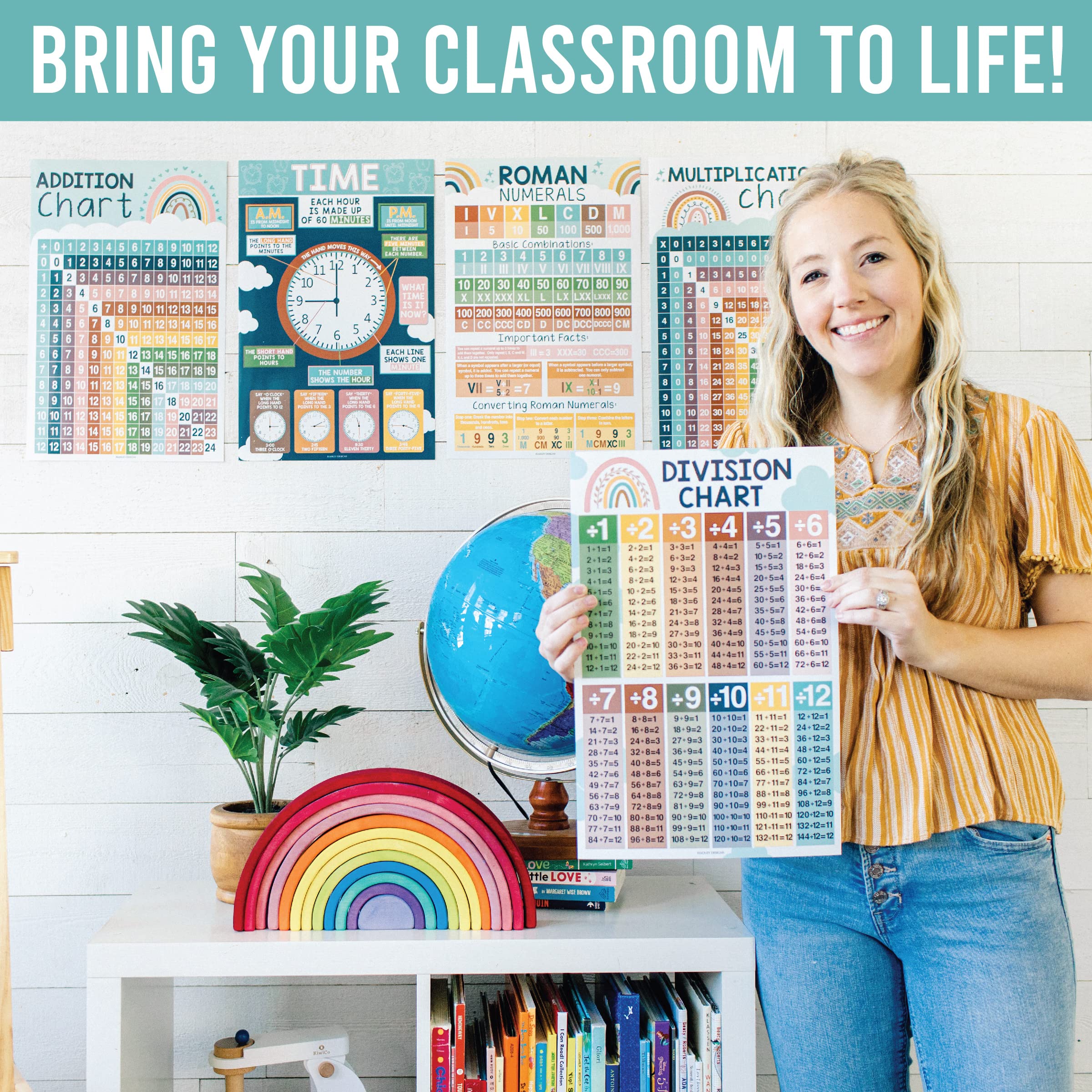 Math Whiz All-In-One Bundle - Boho 12 Poster Pack - Image 6