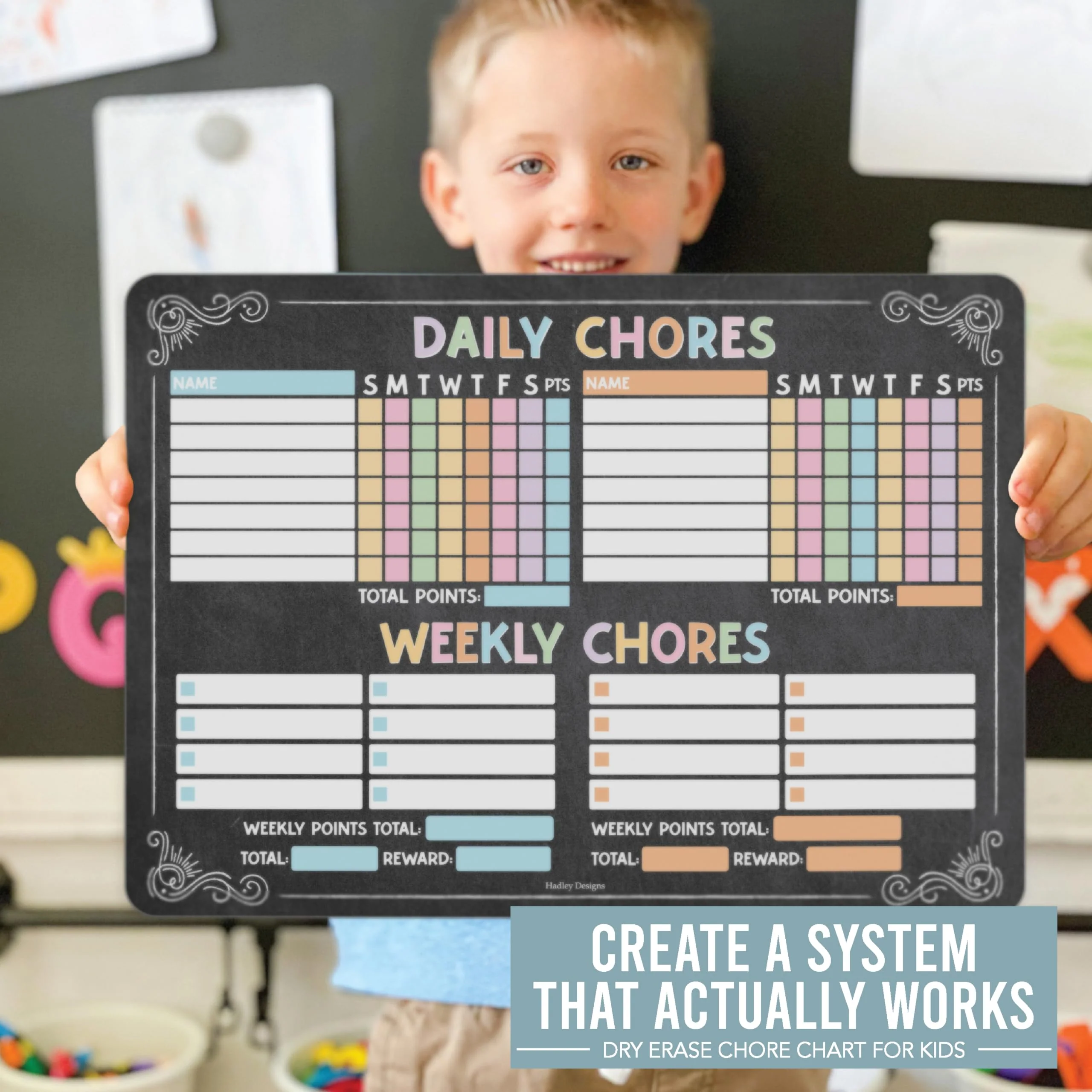 Magnetic Dry Erase Chore Chart - Image 9