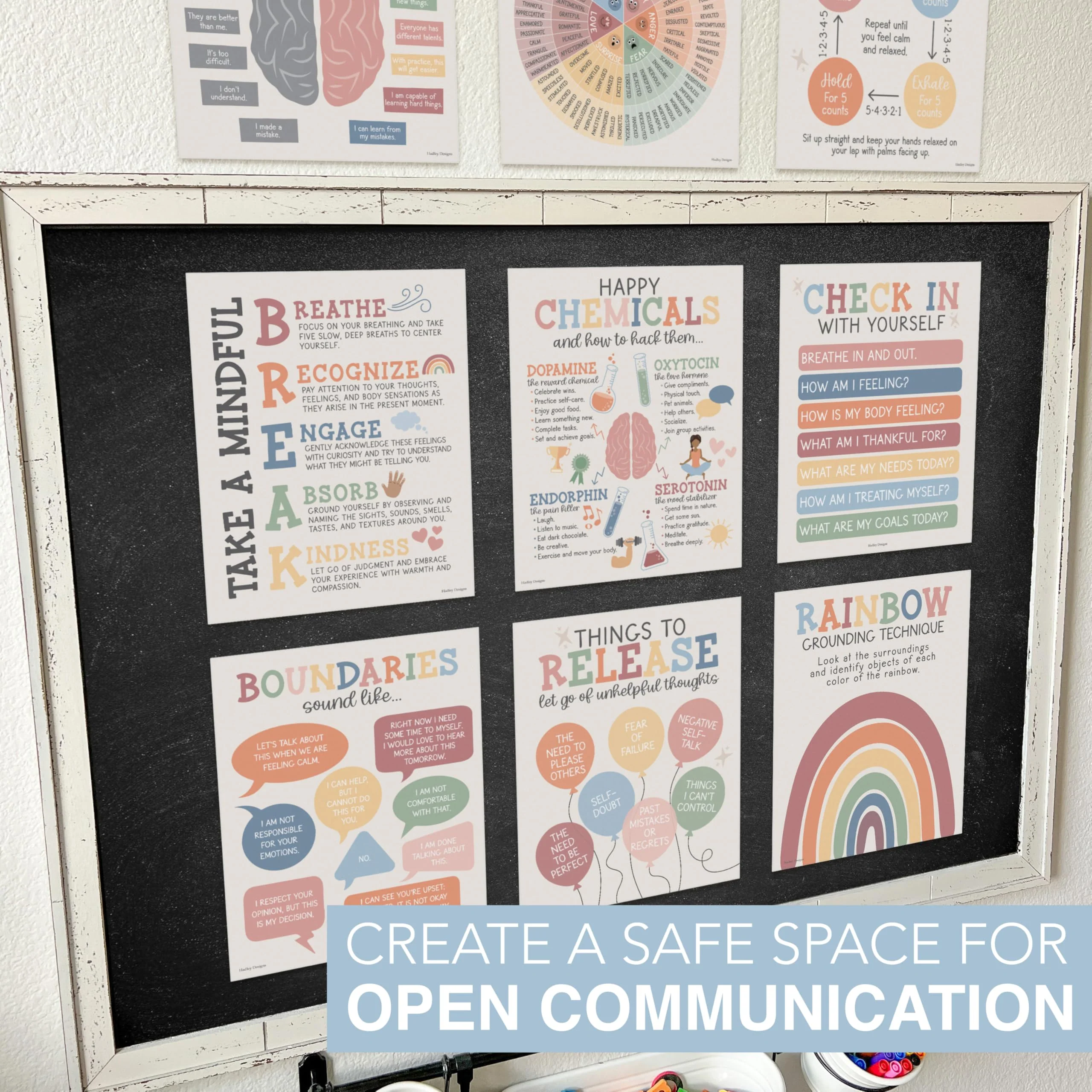 Muted Rainbow Mental Health Posters - Image 3