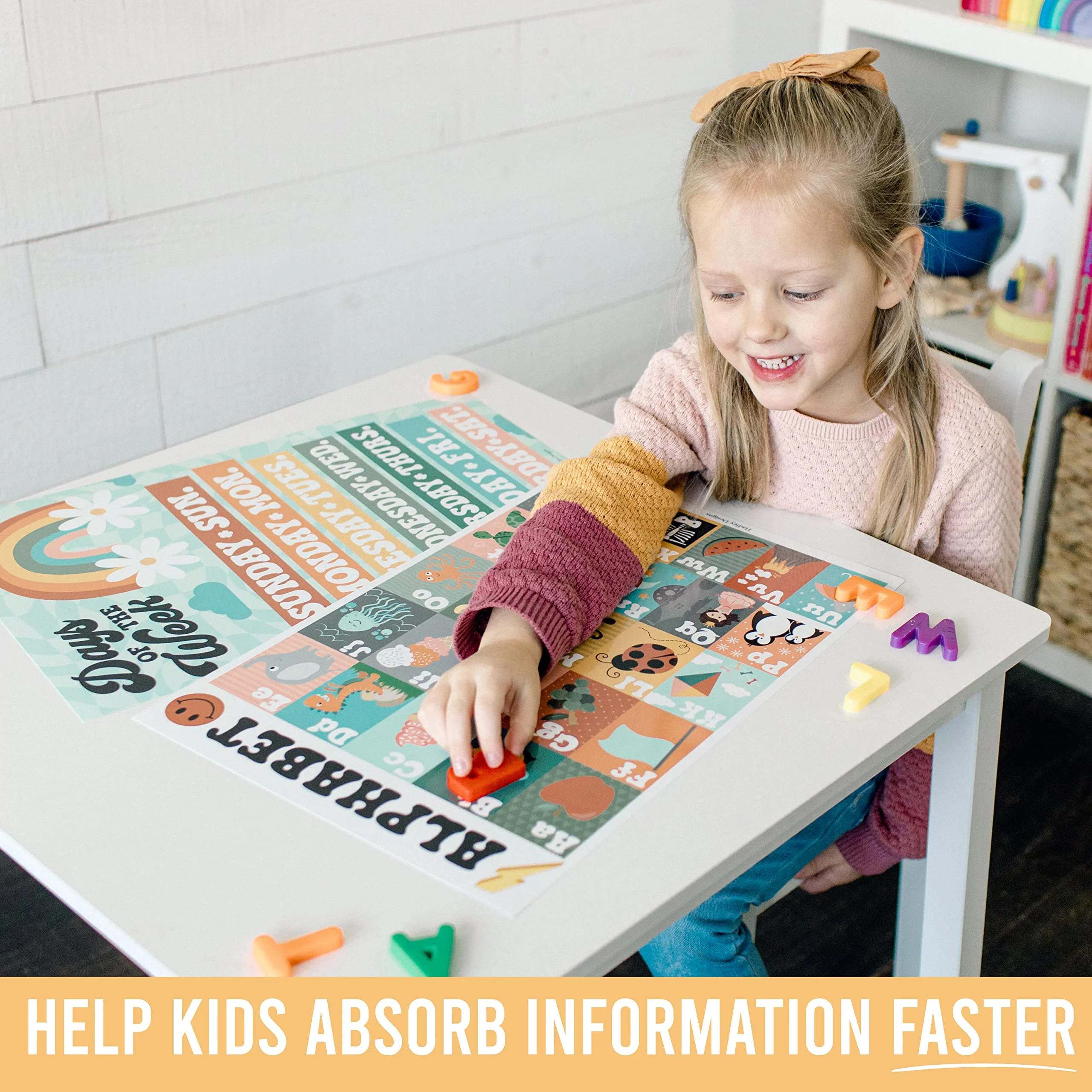 Preschool Head Start Kit, Retro 16 Poster Pack - Image 3