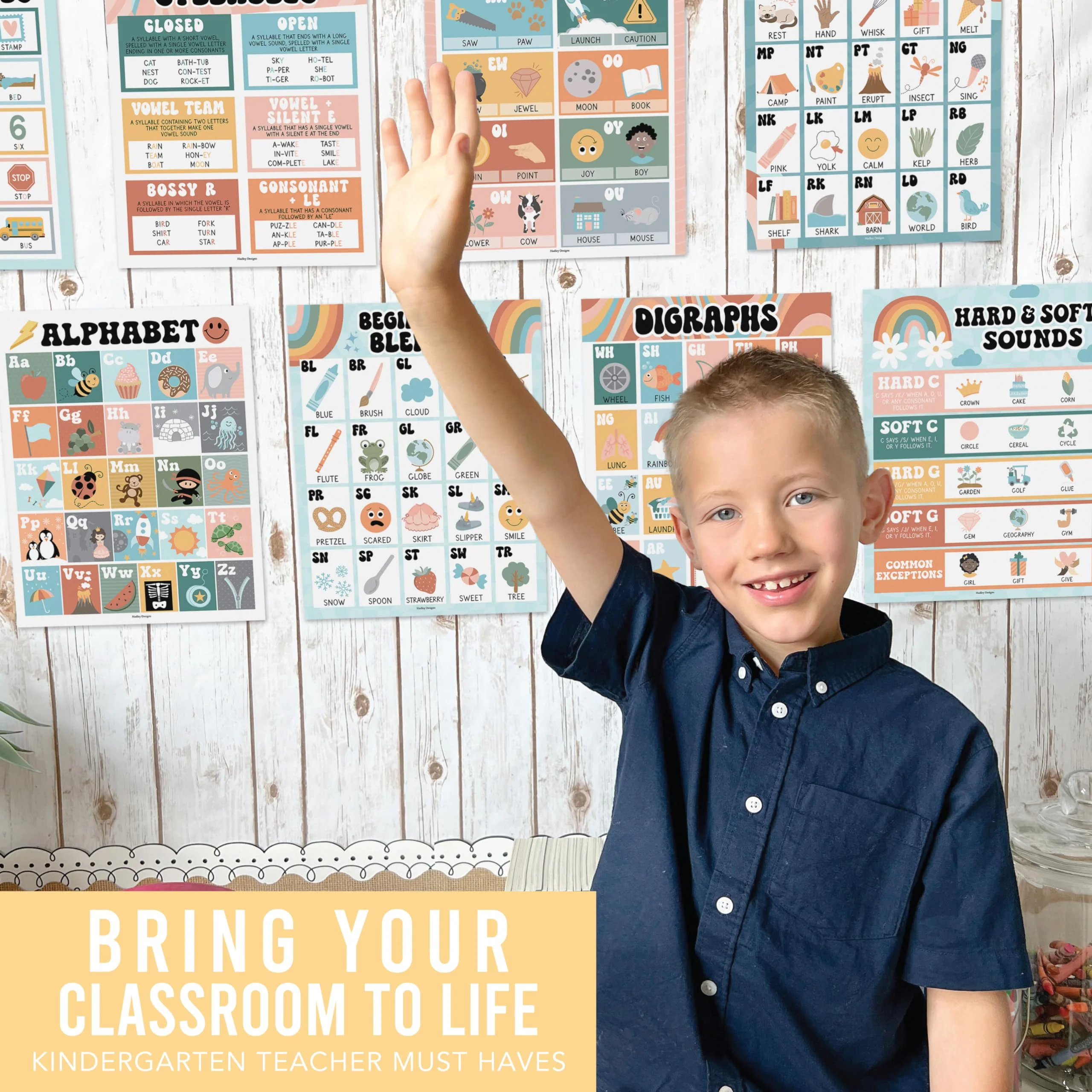 Phonics Foundations Kit: Retro 9 Poster Pack - Image 5