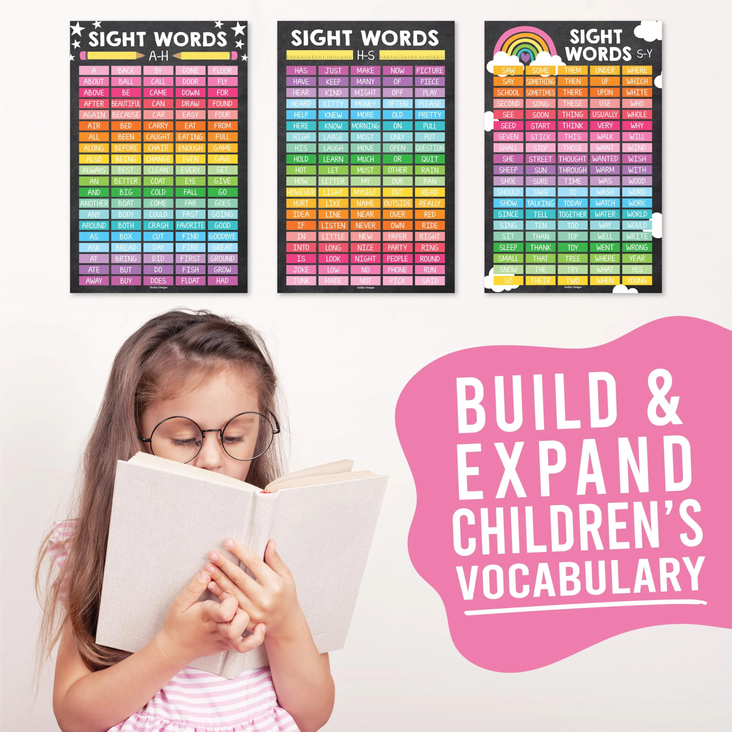 Sight Words Reading Kit | 9 Poster Pack - Image 12