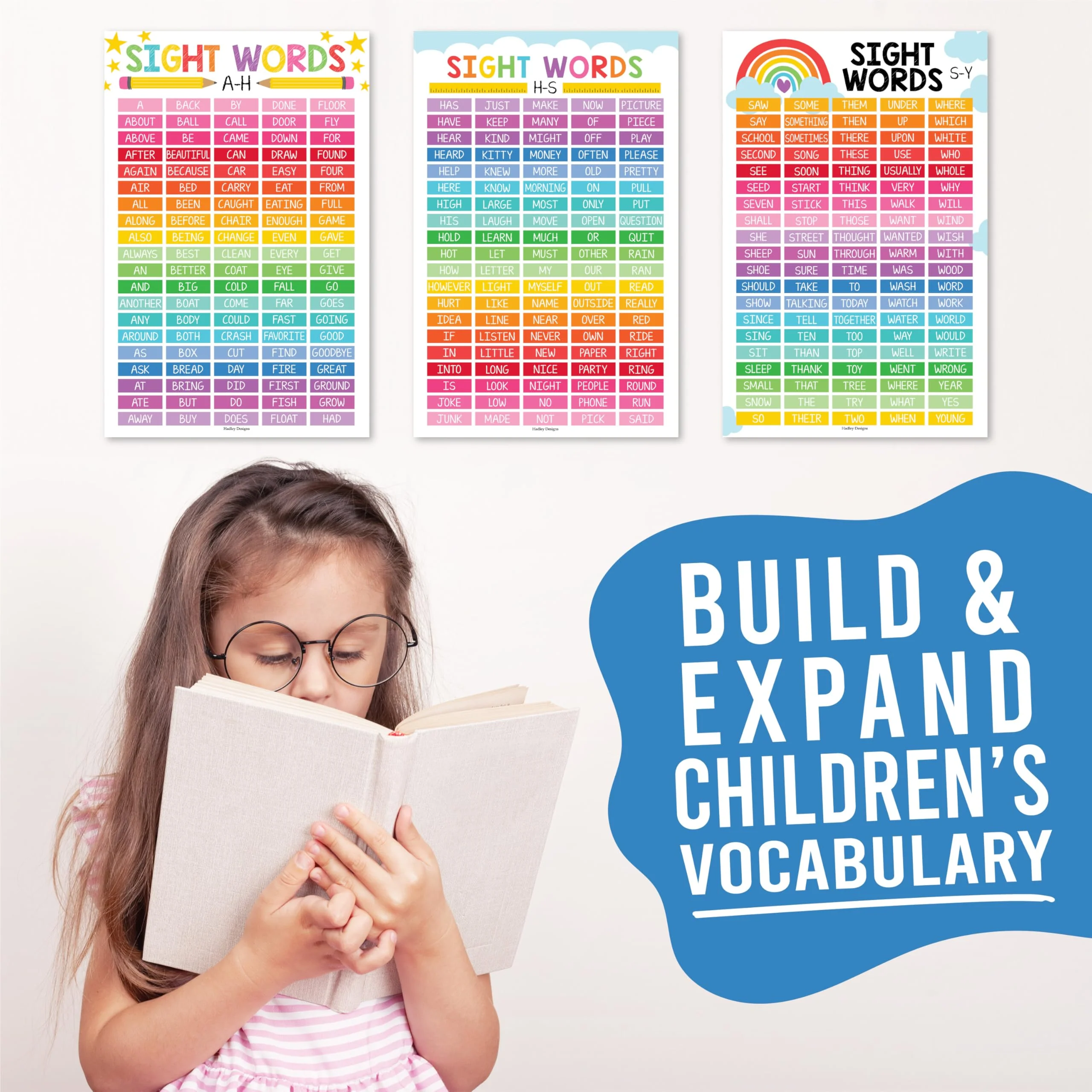 Sight Words Reading Kit | 9 Poster Pack - Image 21